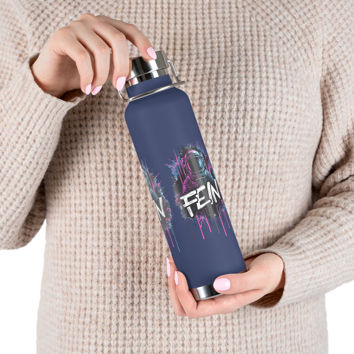 copper vacuum insulated bottle, 22oz