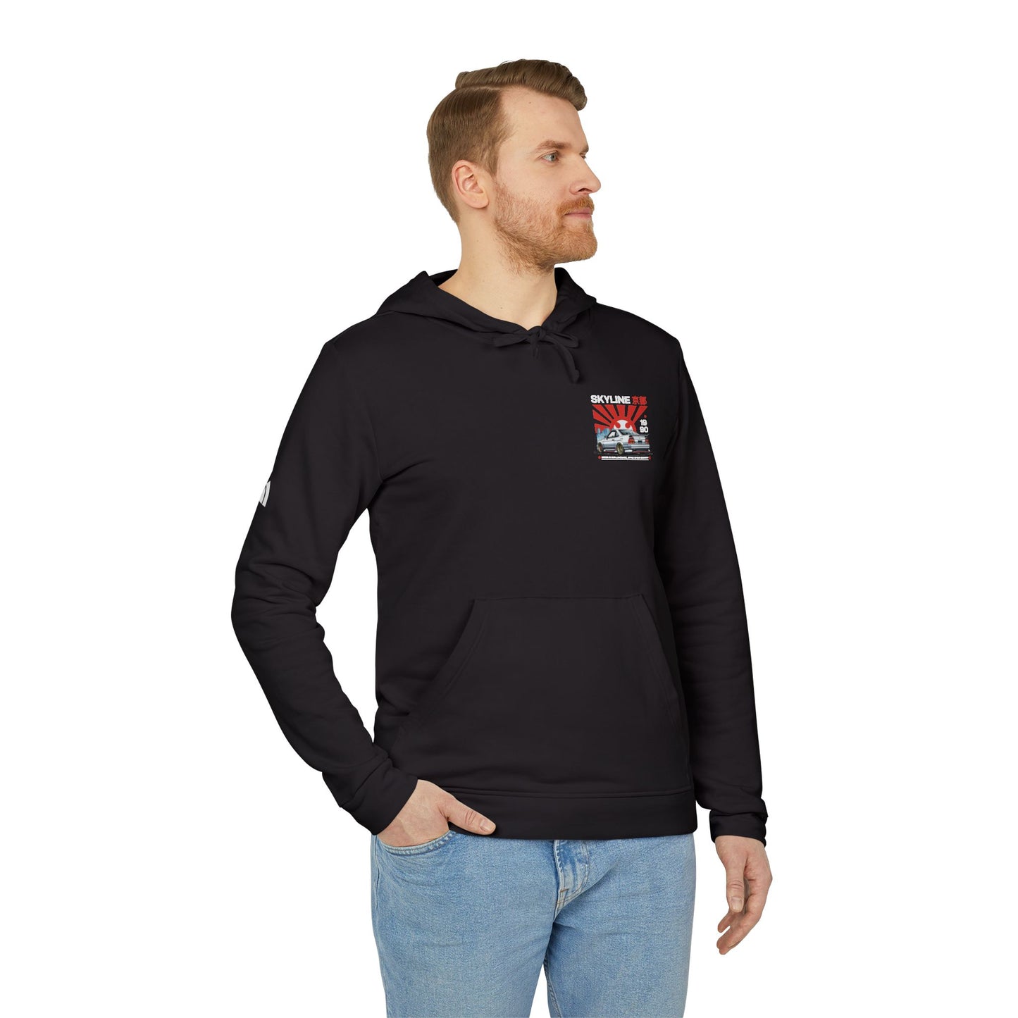 adidas tokyo 1990 skyline fleece hoodie