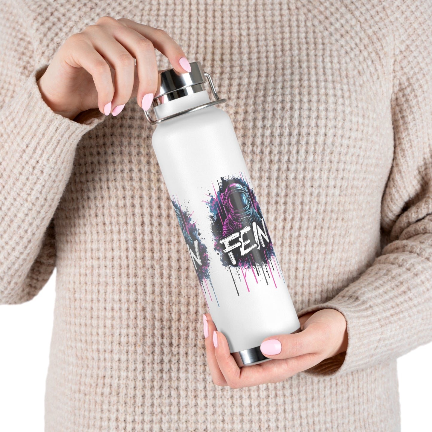 copper vacuum insulated bottle, 22oz