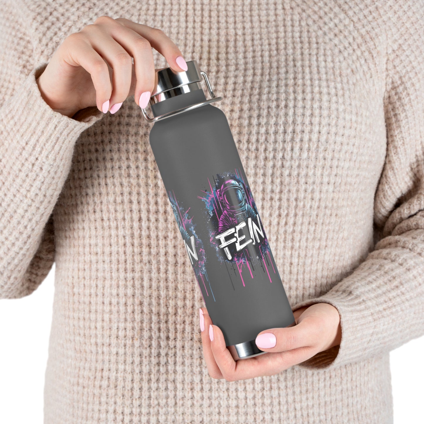 copper vacuum insulated bottle, 22oz