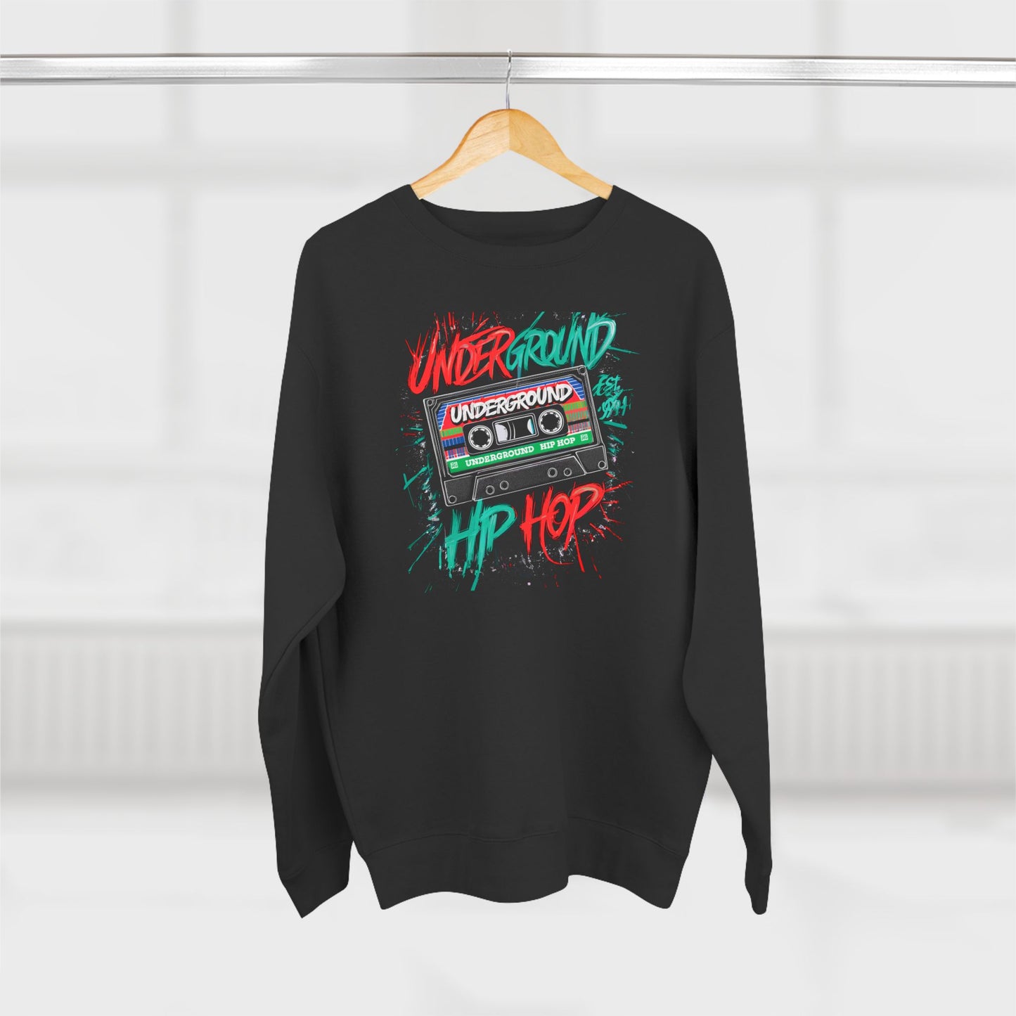 hip hop crewneck sweatshirt