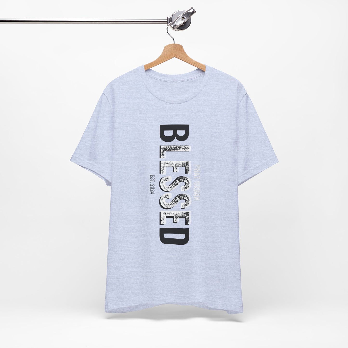 blessed tshirt, christian graphic tee, inspirational shirt, urban streetwear, religious top, unisex jersey short sleeve tee