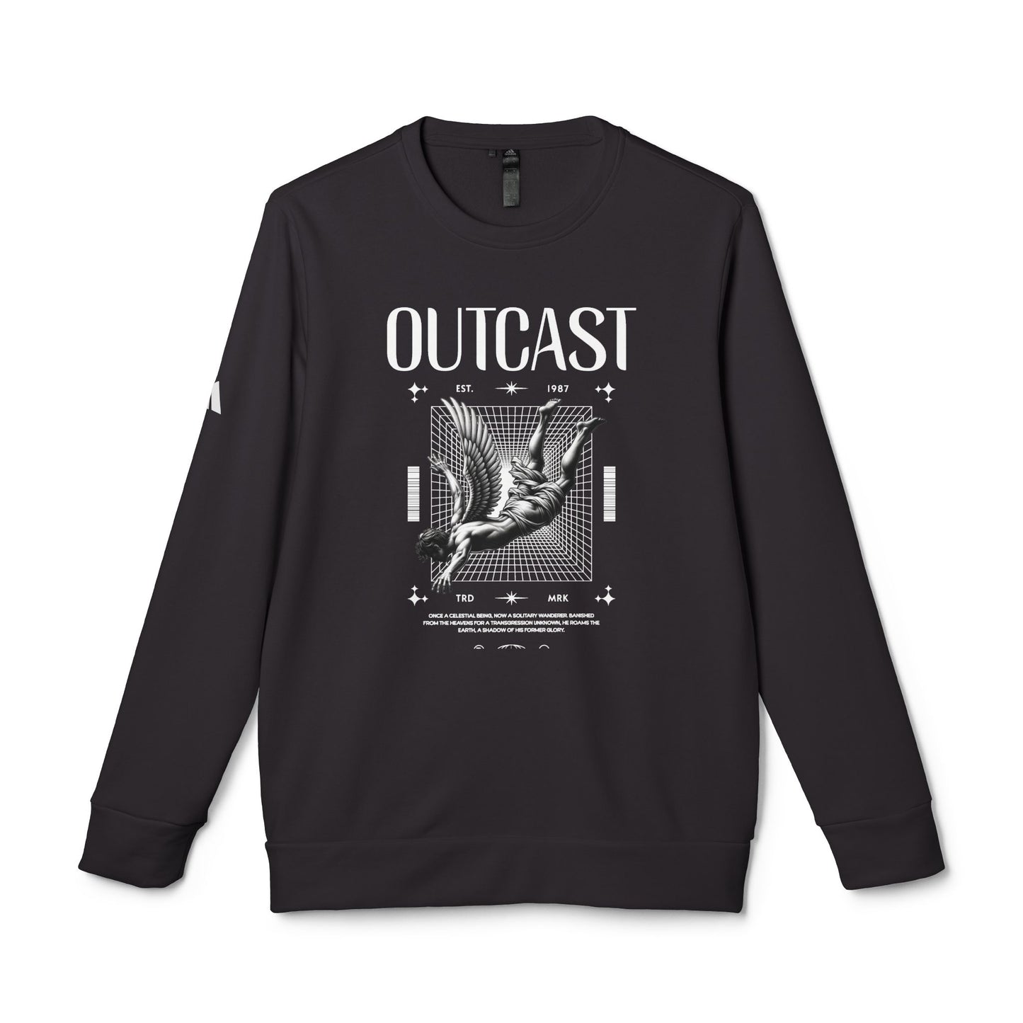 adidas urban design outcast fleece crewneck sweatshirt