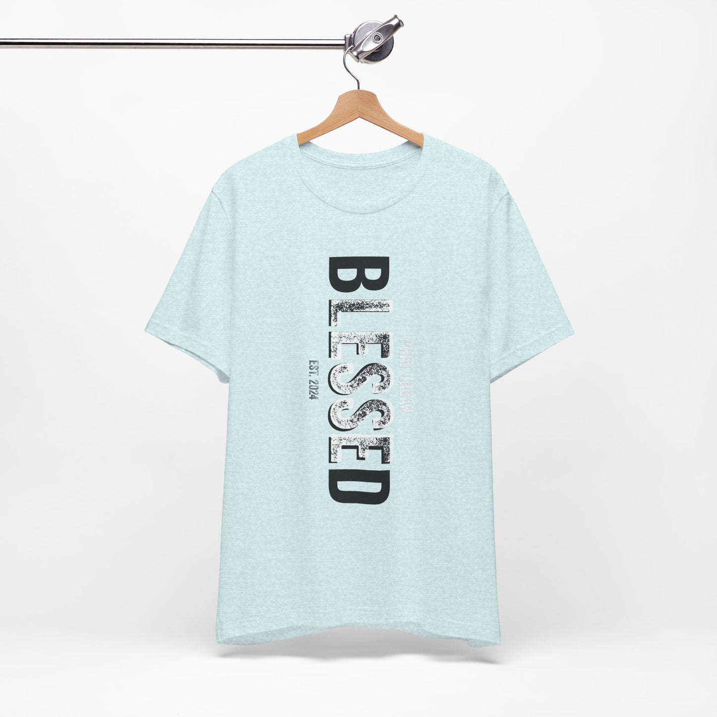 blessed tshirt, christian graphic tee, inspirational shirt, urban streetwear, religious top, unisex jersey short sleeve tee