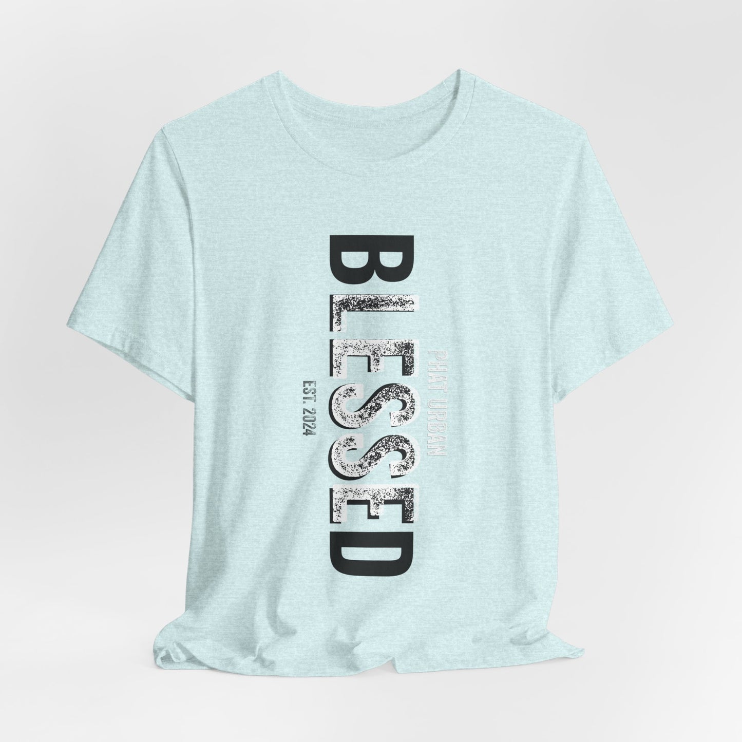blessed tshirt, christian graphic tee, inspirational shirt, urban streetwear, religious top, unisex jersey short sleeve tee