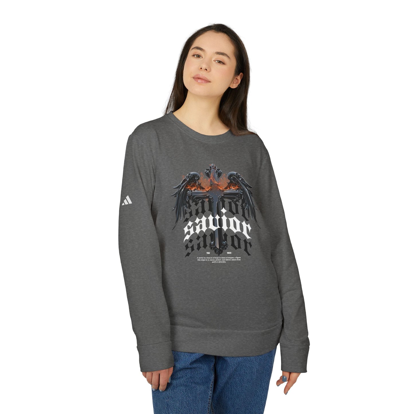 adidas urban savior fleece crewneck sweatshirt