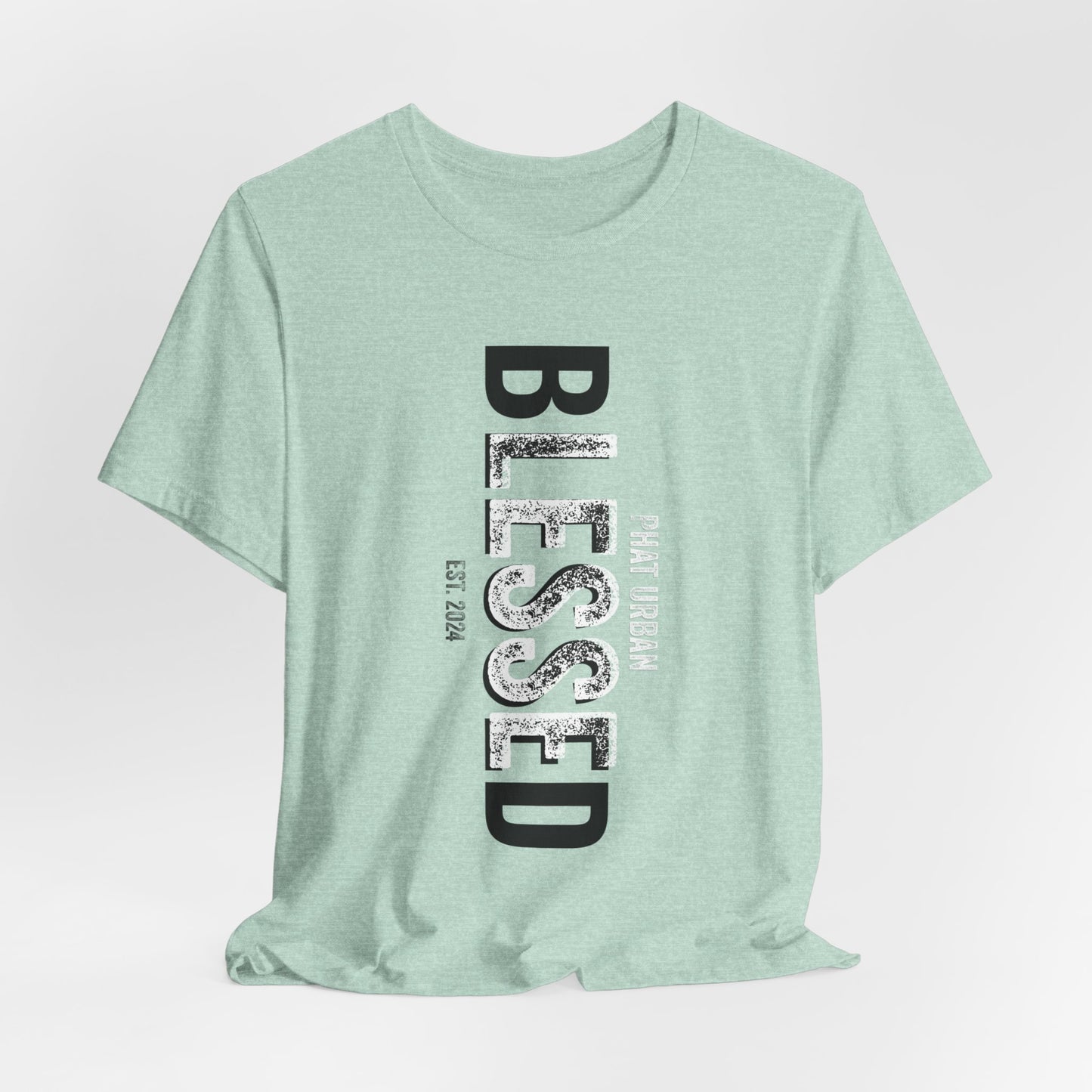 blessed tshirt, christian graphic tee, inspirational shirt, urban streetwear, religious top, unisex jersey short sleeve tee