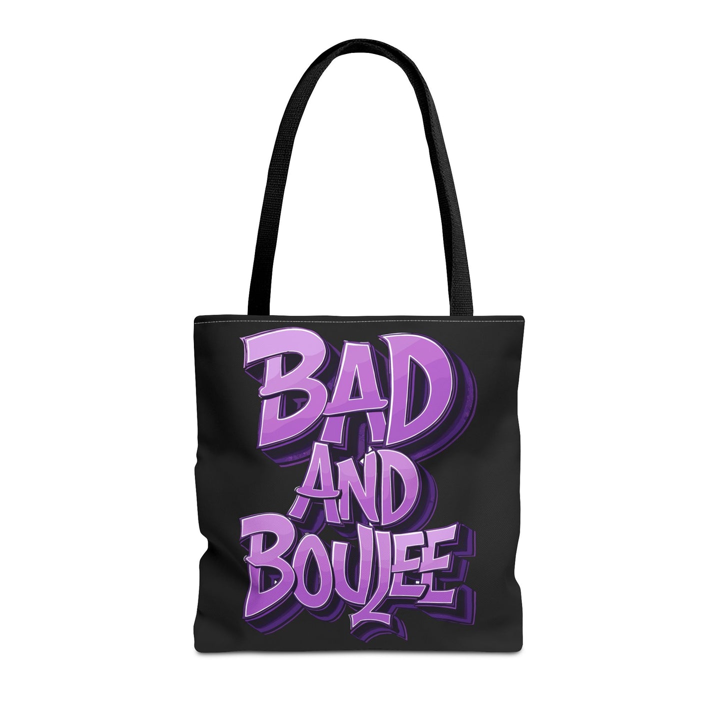 bad and boujee tote bag (aop)