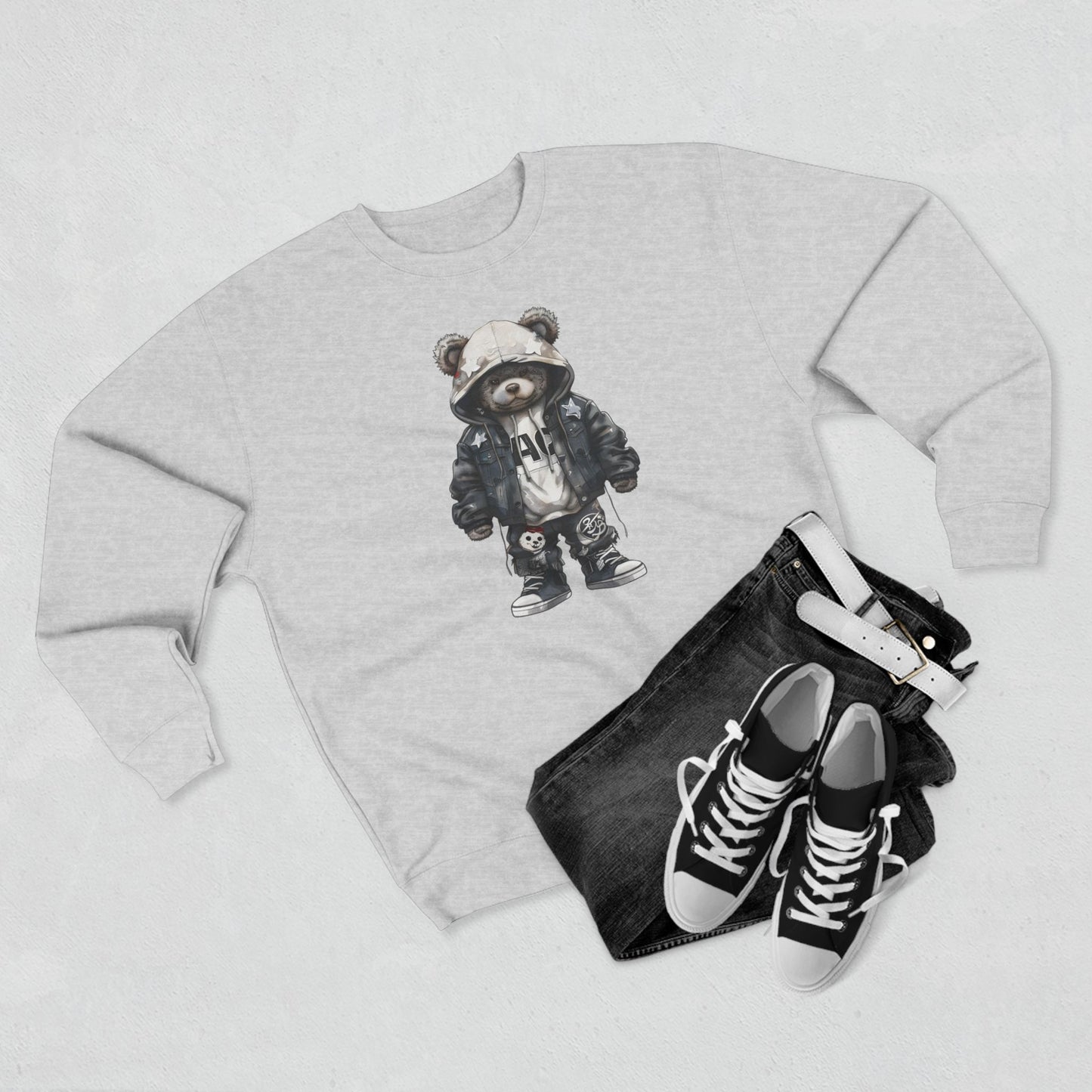 urban bear design sweatshirt