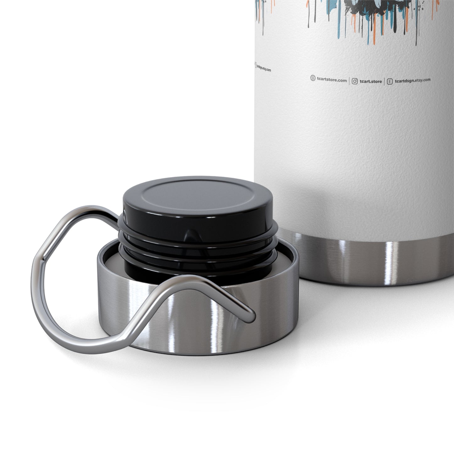 hip hop copper vacuum insulated bottle, 22oz