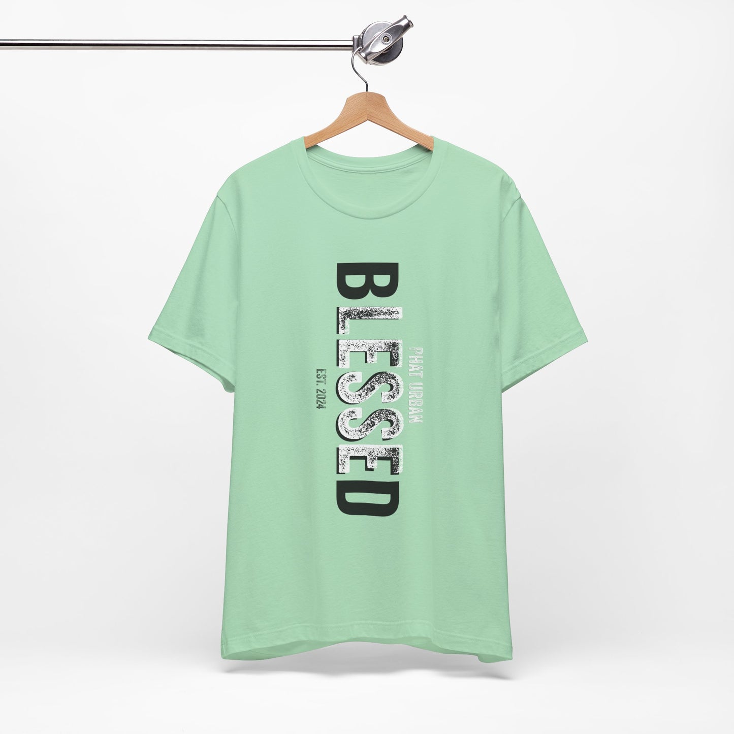 blessed tshirt, christian graphic tee, inspirational shirt, urban streetwear, religious top, unisex jersey short sleeve tee