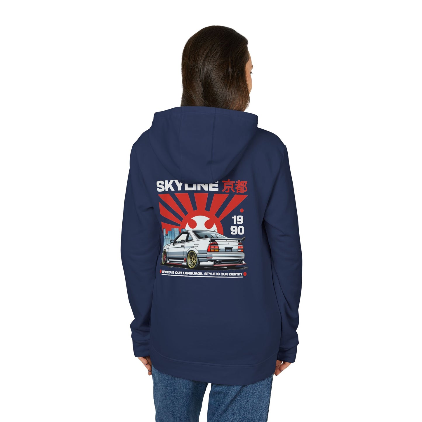 adidas tokyo 1990 skyline fleece hoodie