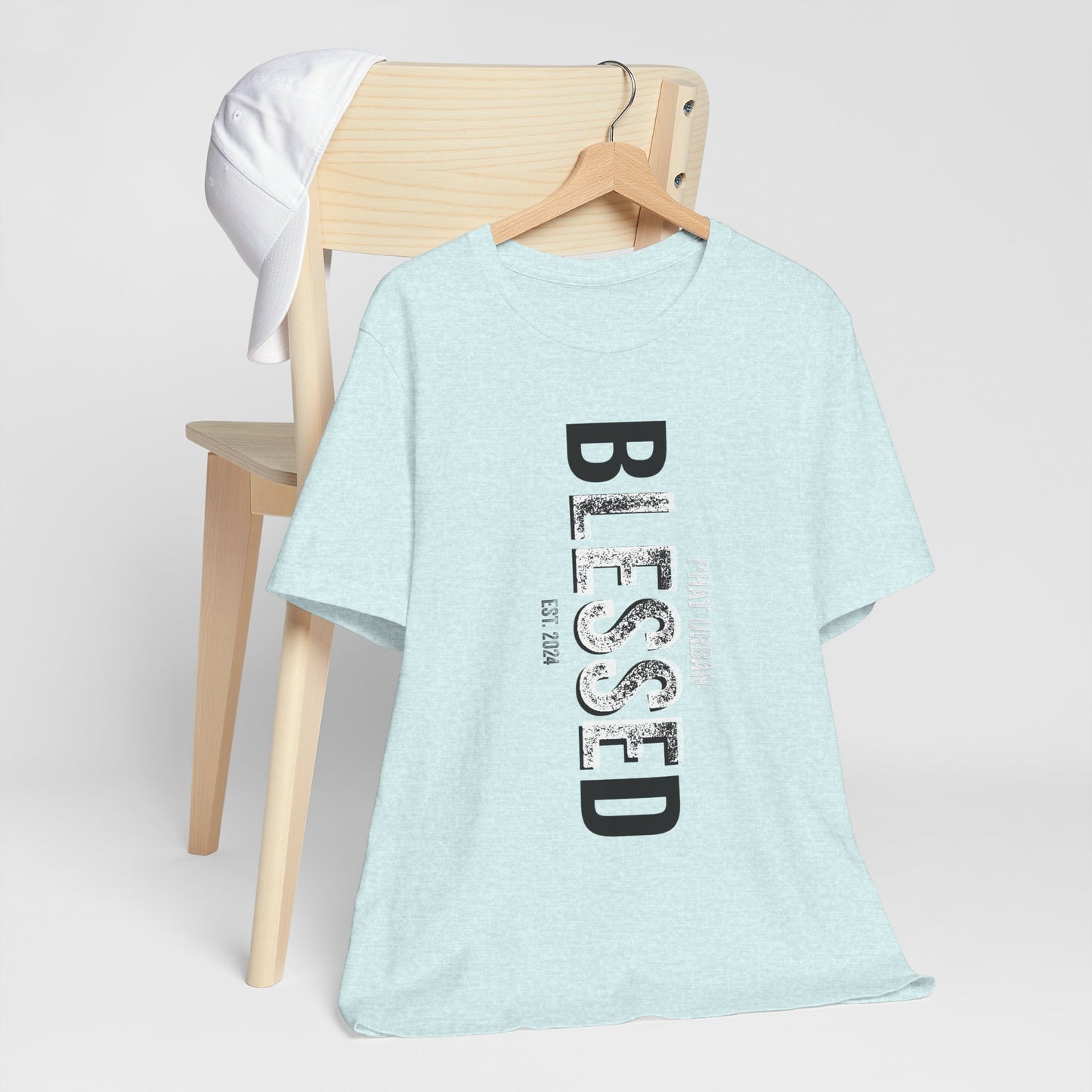 blessed tshirt, christian graphic tee, inspirational shirt, urban streetwear, religious top, unisex jersey short sleeve tee