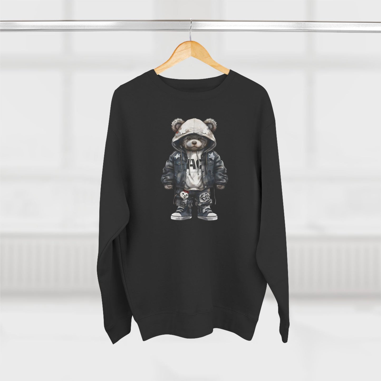 urban bear design sweatshirt