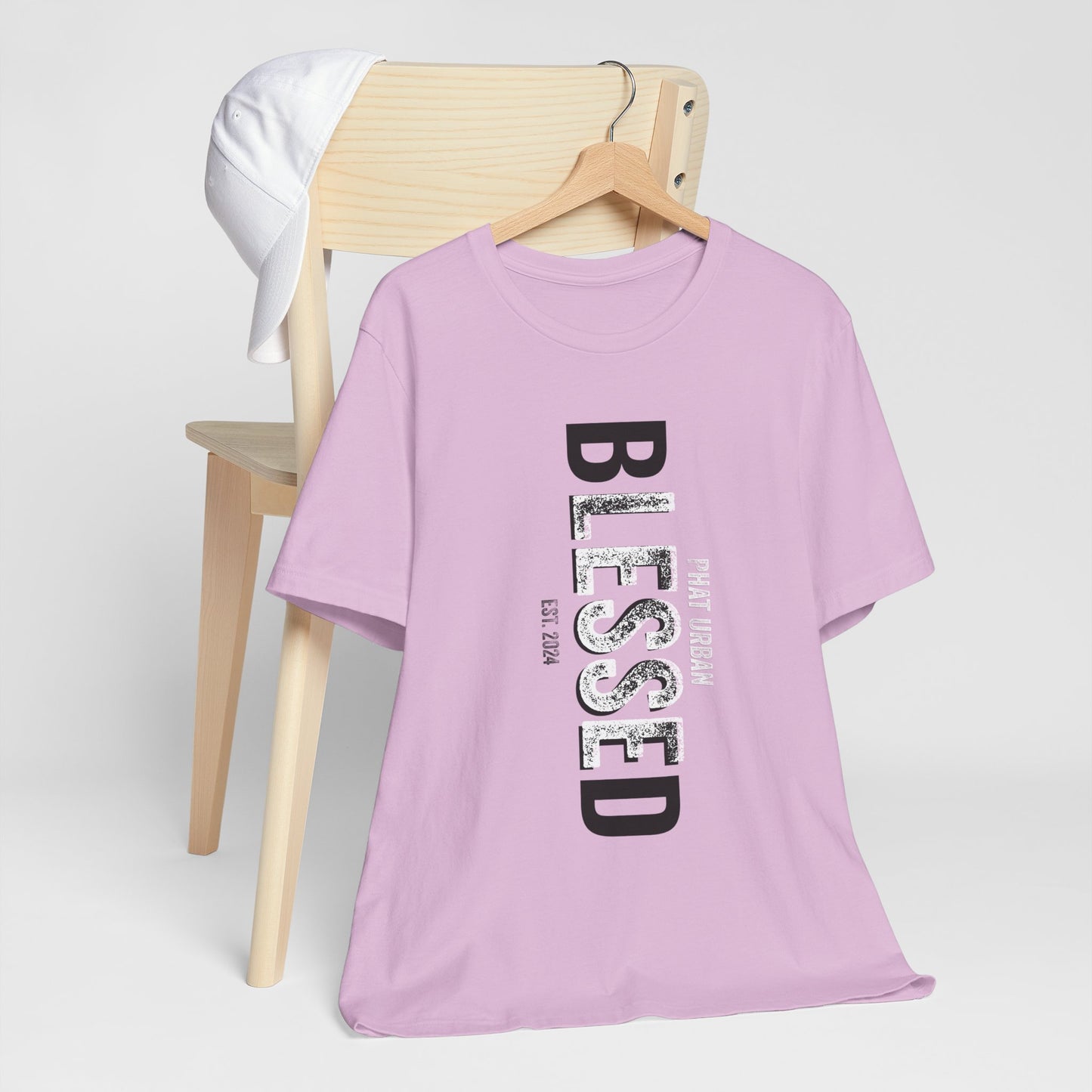 blessed tshirt, christian graphic tee, inspirational shirt, urban streetwear, religious top, unisex jersey short sleeve tee