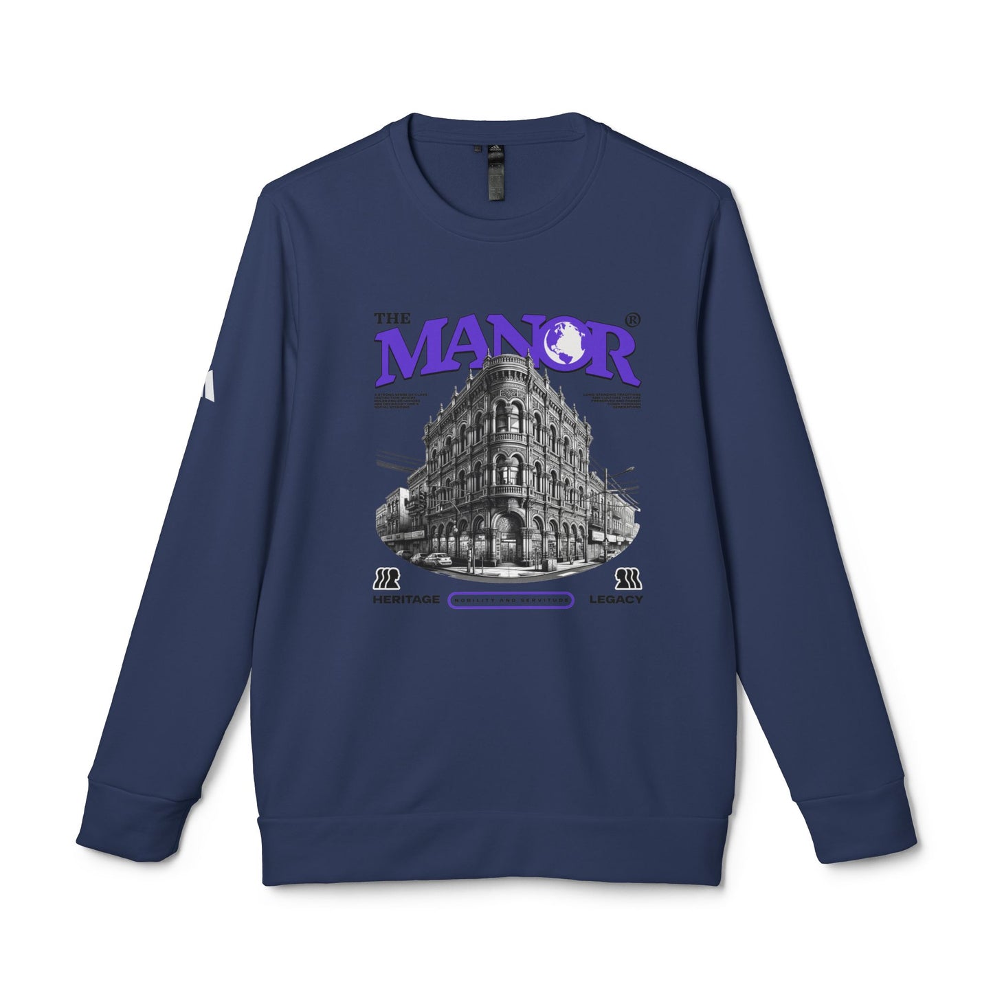 adidas urban manor fleece crewneck sweatshirt