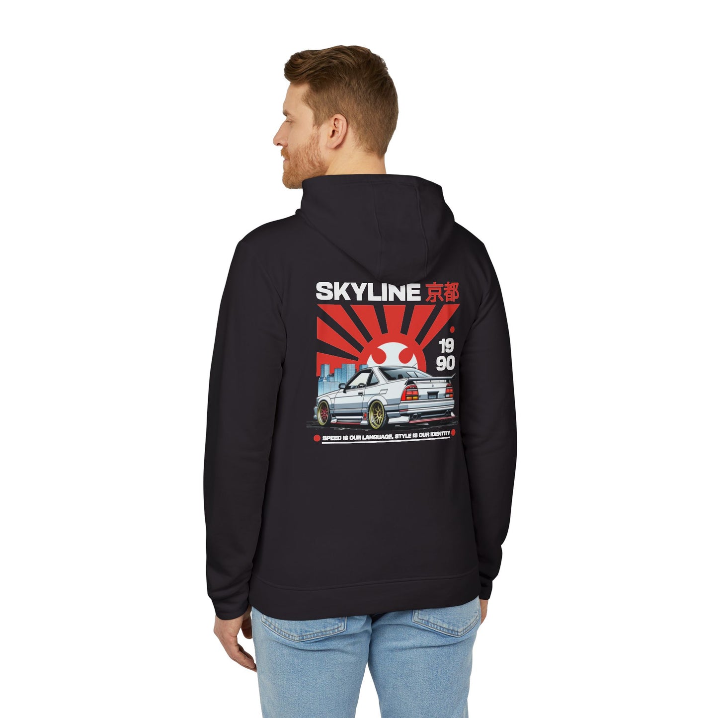 adidas tokyo 1990 skyline fleece hoodie