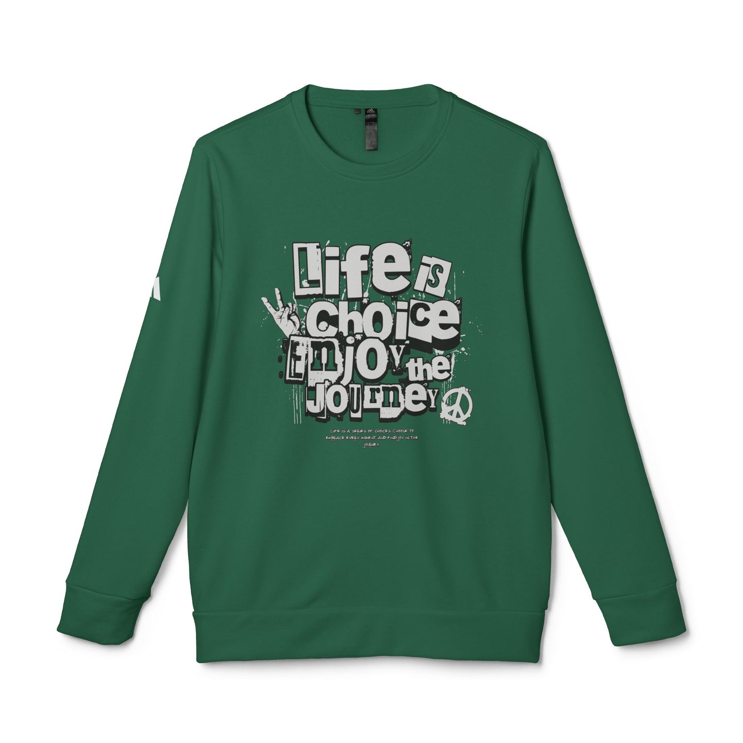adidas urban design fleece crewneck sweatshirt