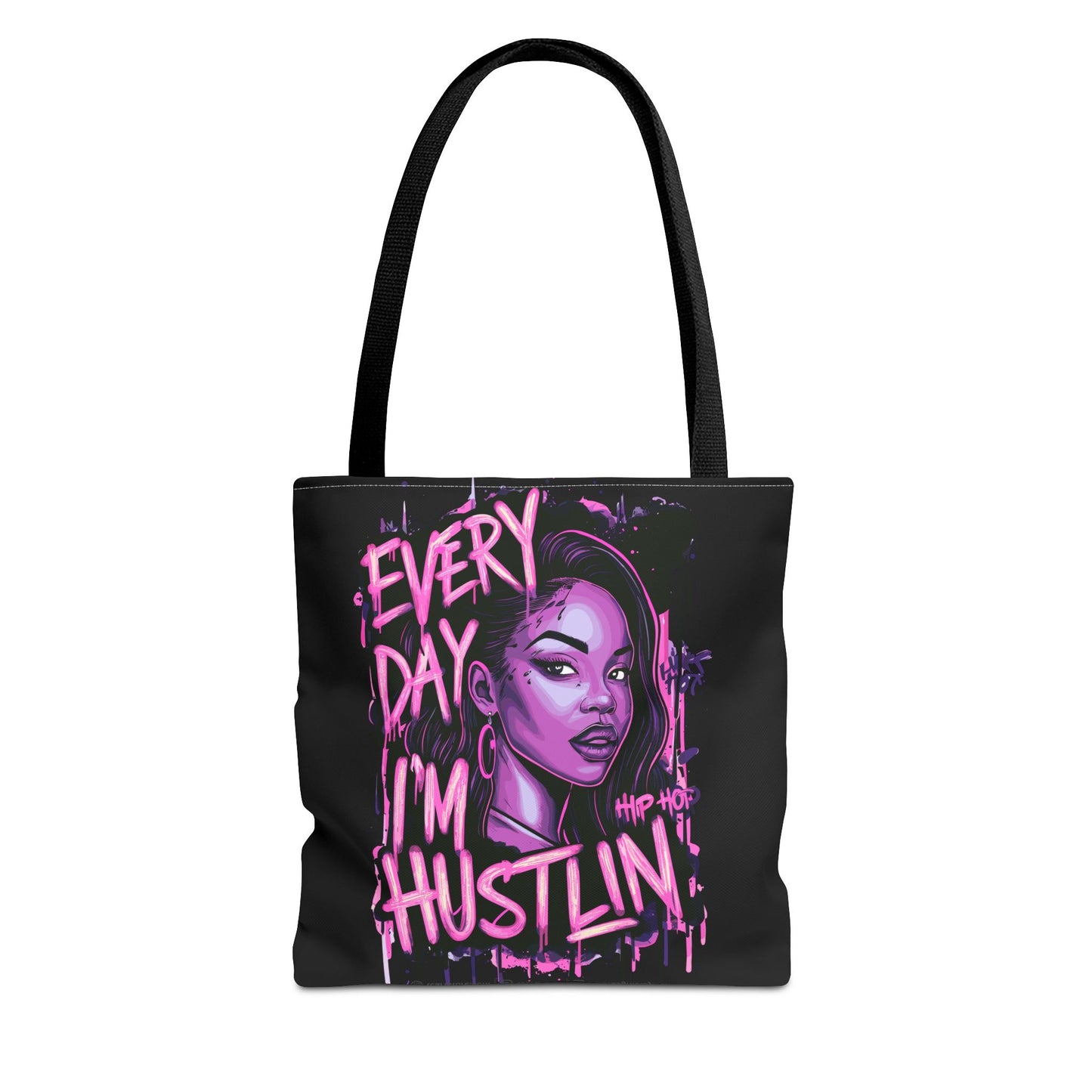 every day i'm hustling tote bag (aop)