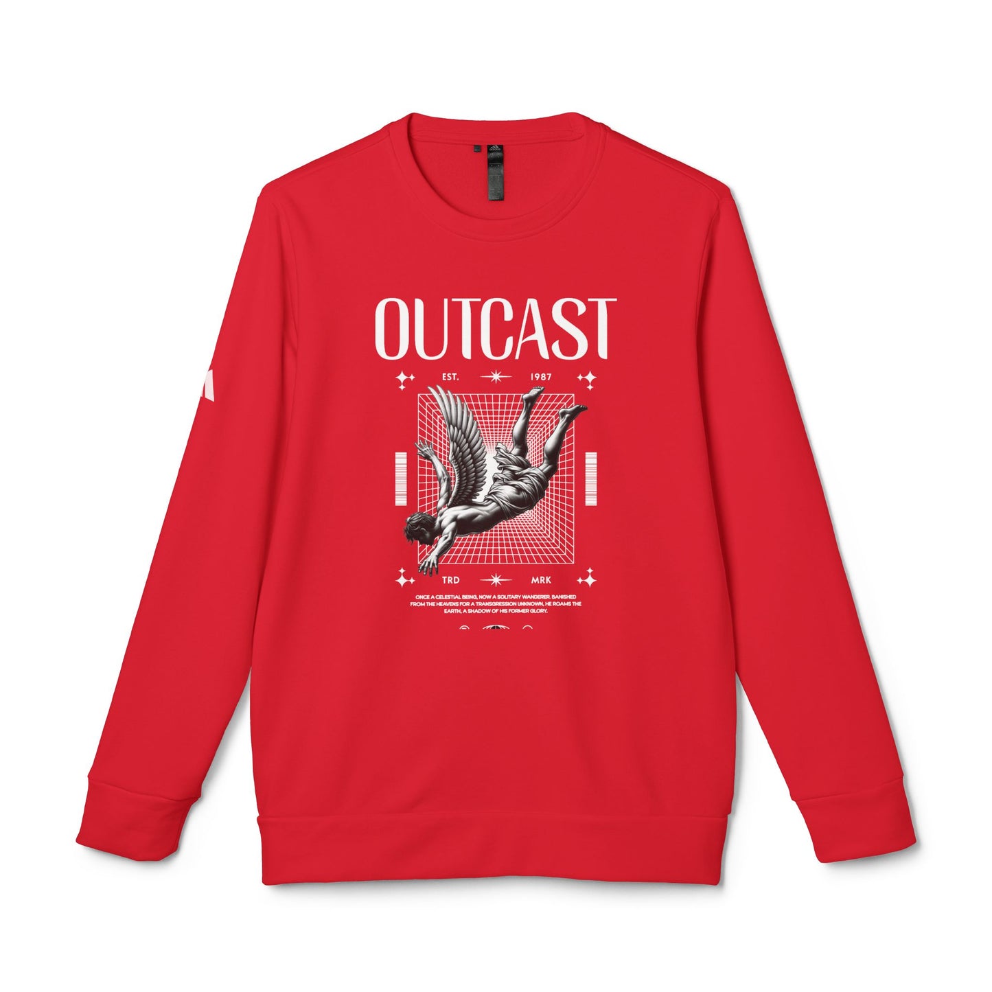 adidas urban design outcast fleece crewneck sweatshirt