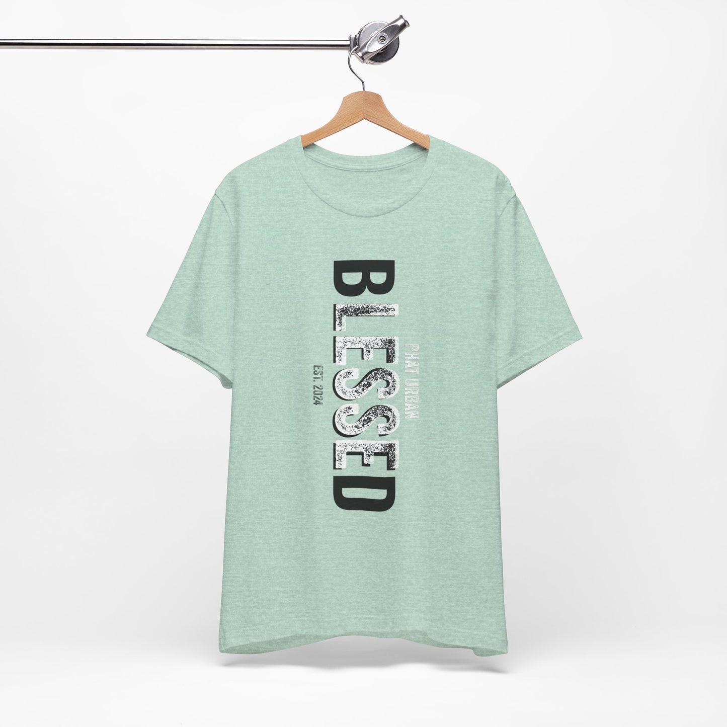 blessed tshirt, christian graphic tee, inspirational shirt, urban streetwear, religious top, unisex jersey short sleeve tee