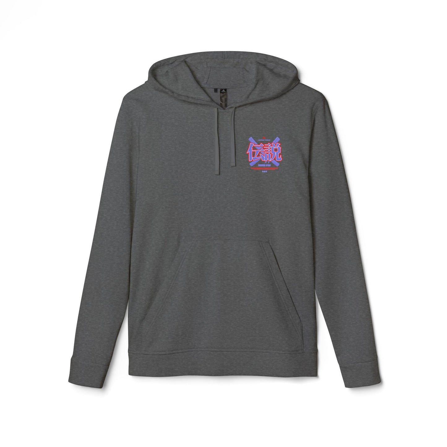 adidas japanese anime design fleece hoodie