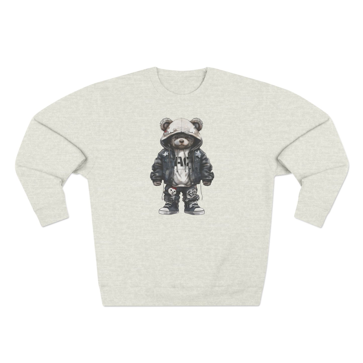 urban bear design sweatshirt