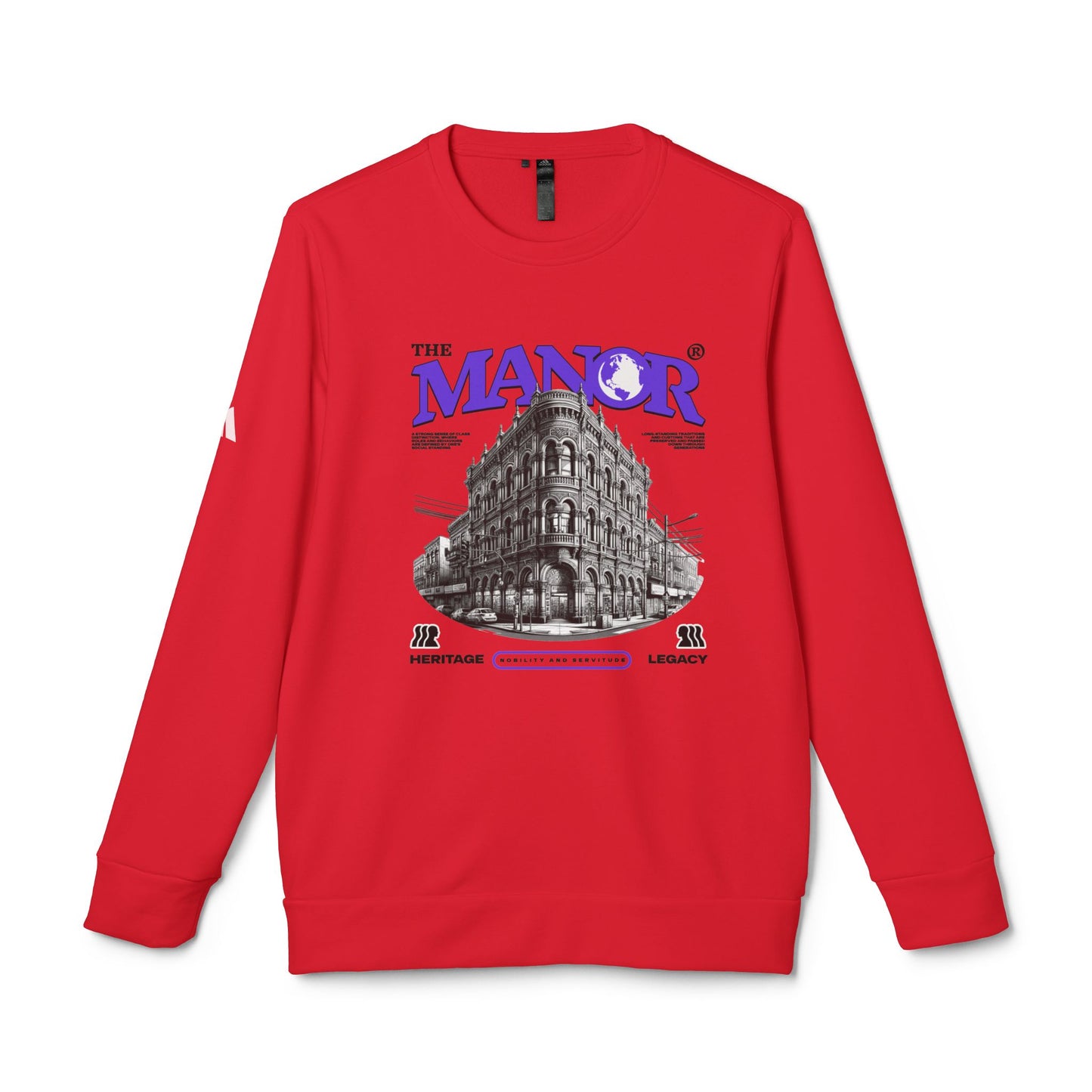 adidas urban manor fleece crewneck sweatshirt