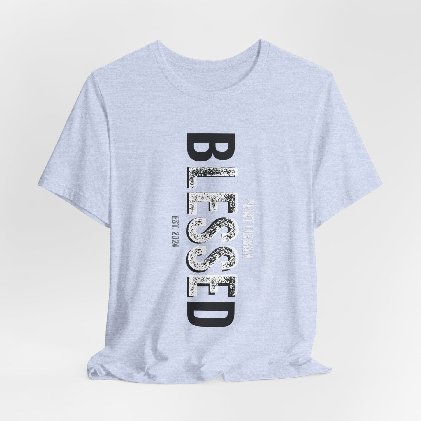 blessed tshirt, christian graphic tee, inspirational shirt, urban streetwear, religious top, unisex jersey short sleeve tee