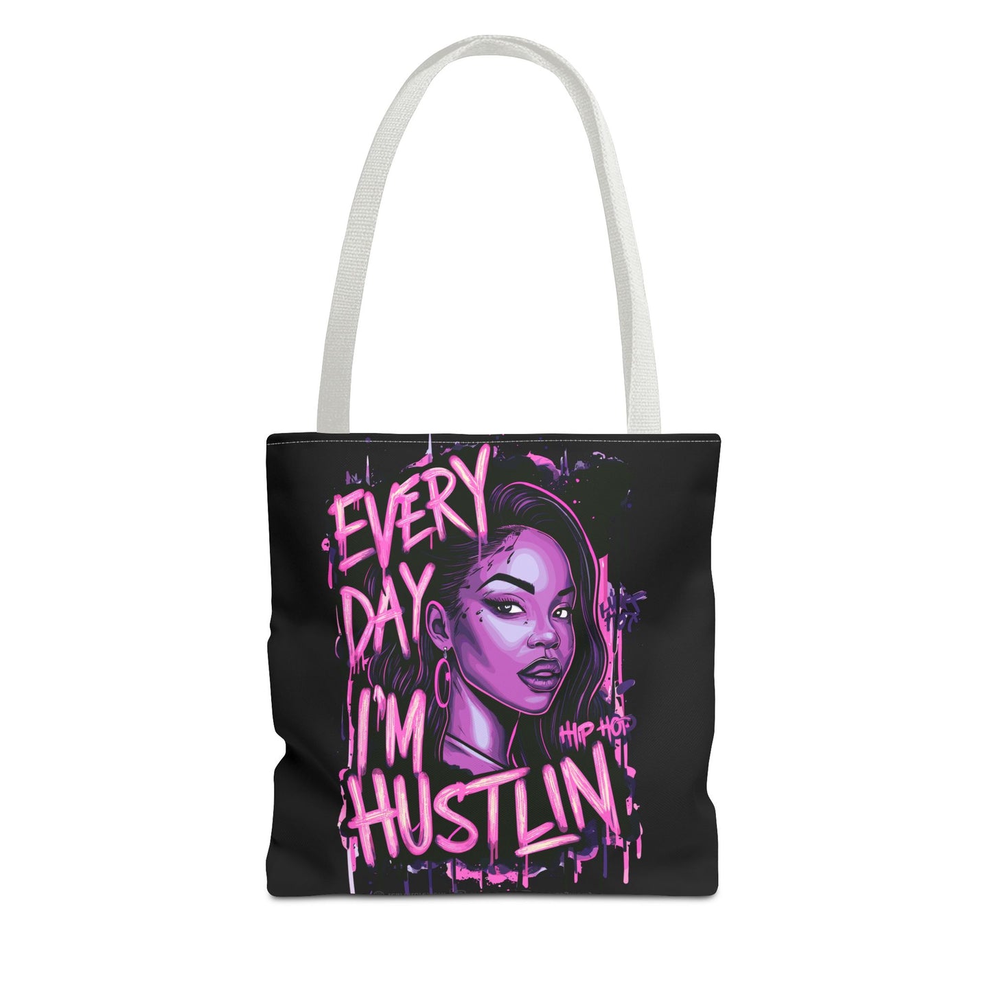 every day i'm hustling tote bag (aop)