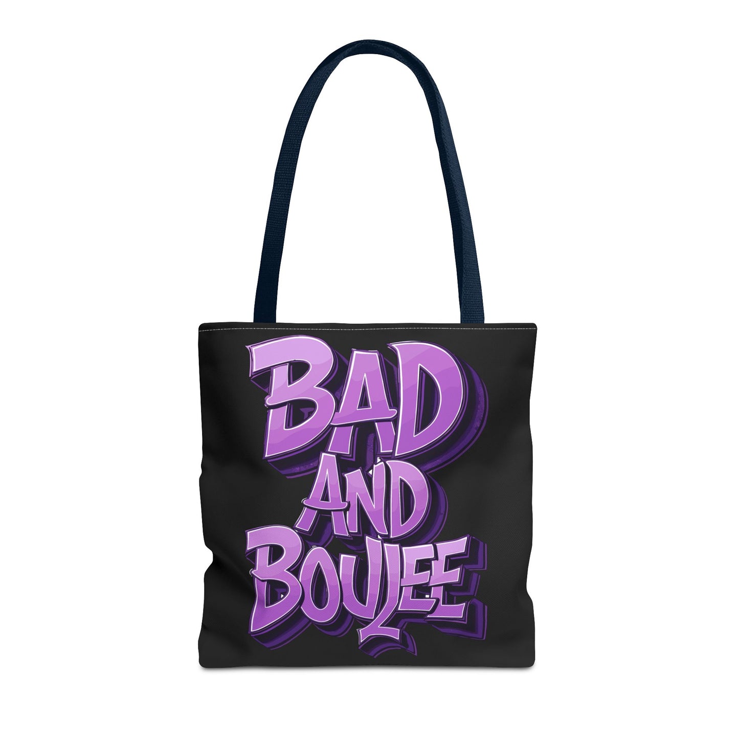 bad and boujee tote bag (aop)