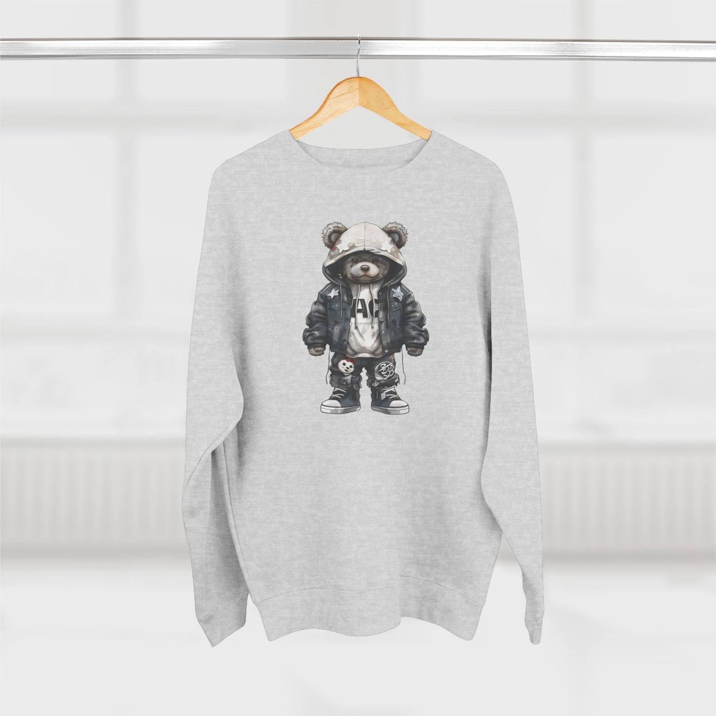 urban bear design sweatshirt