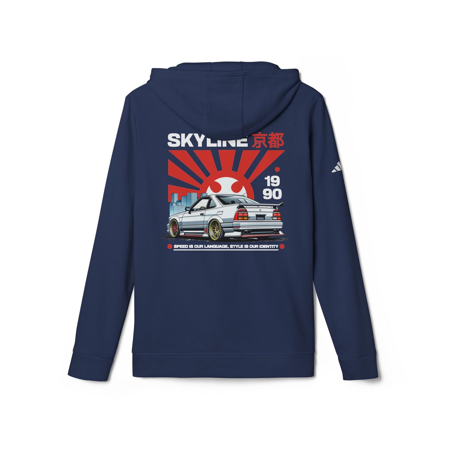 adidas tokyo 1990 skyline fleece hoodie