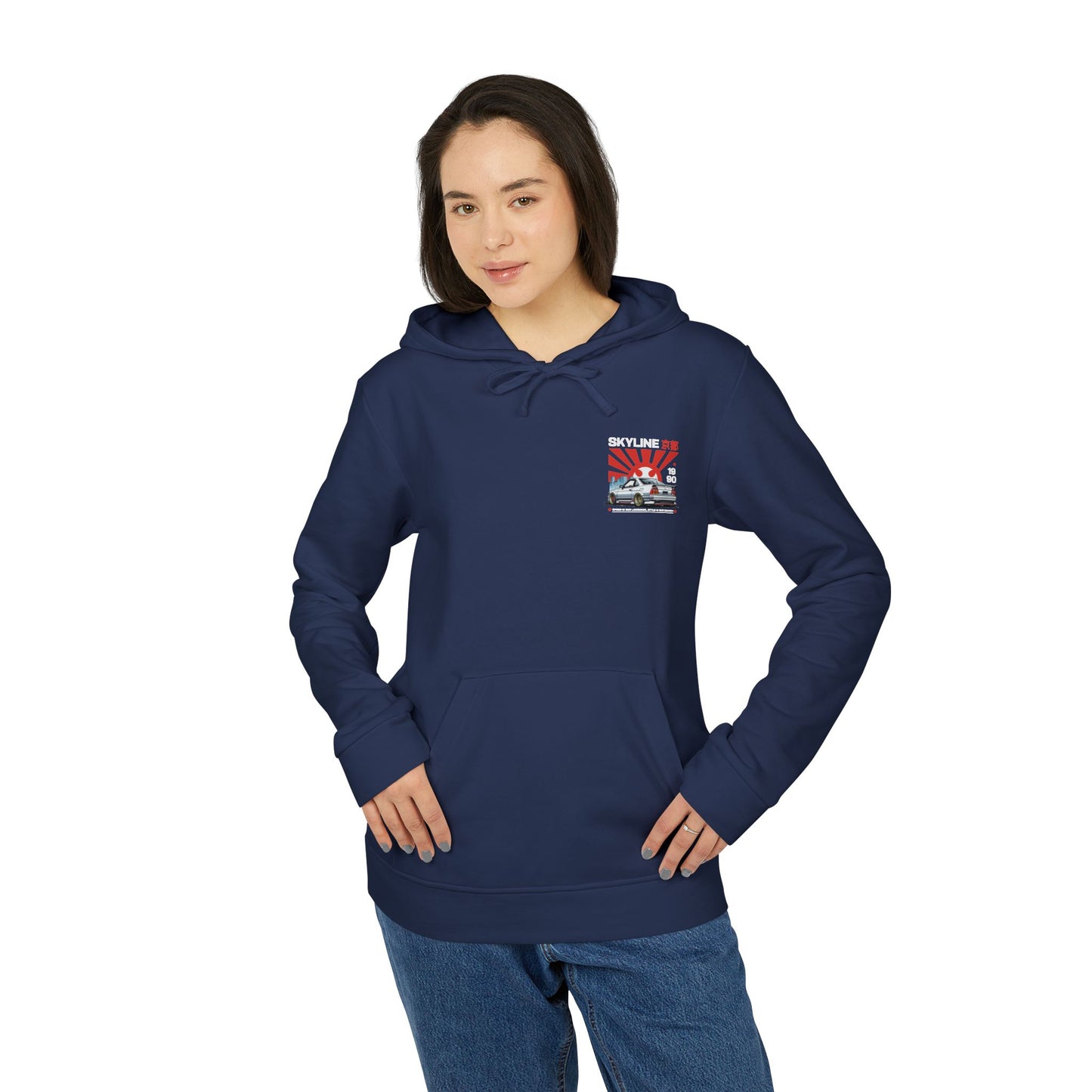 adidas tokyo 1990 skyline fleece hoodie