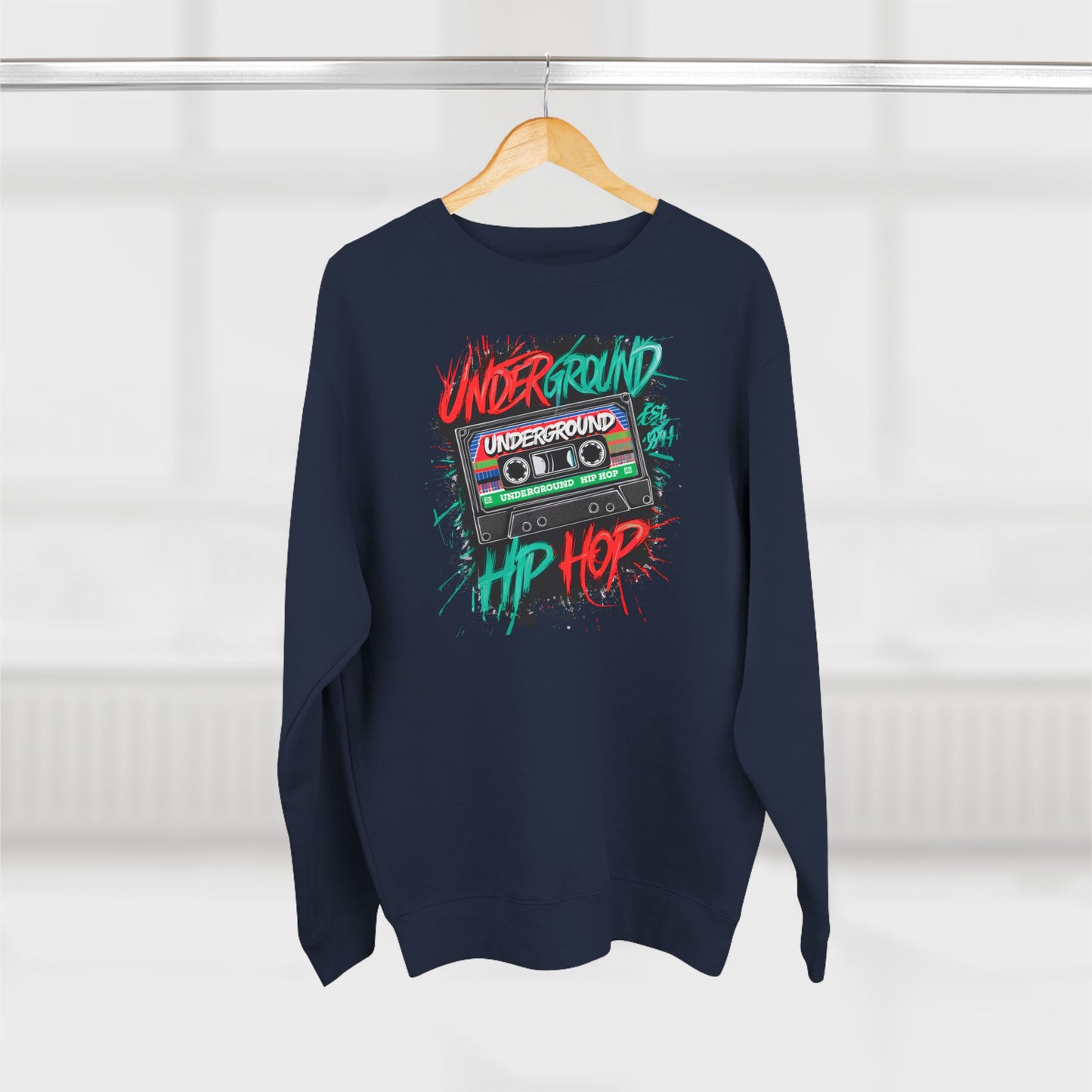 hip hop crewneck sweatshirt