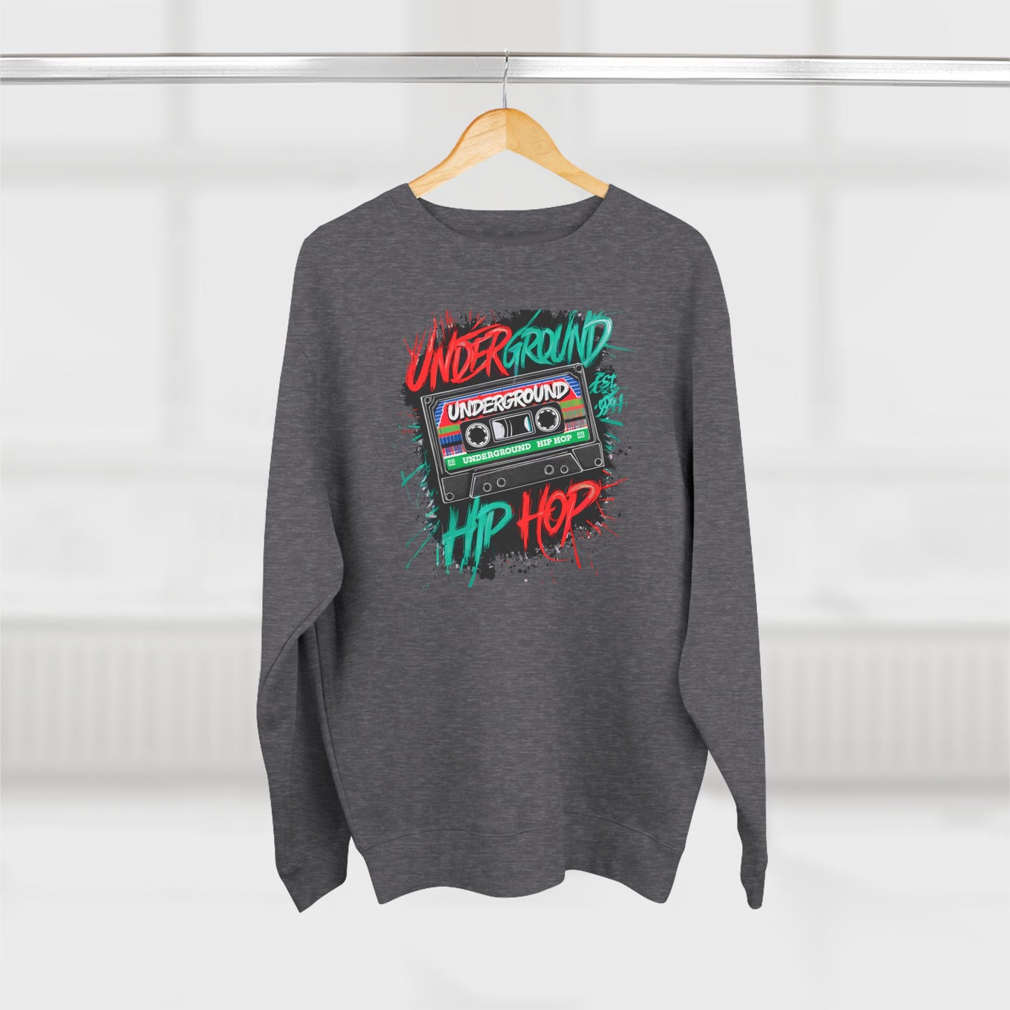 hip hop crewneck sweatshirt