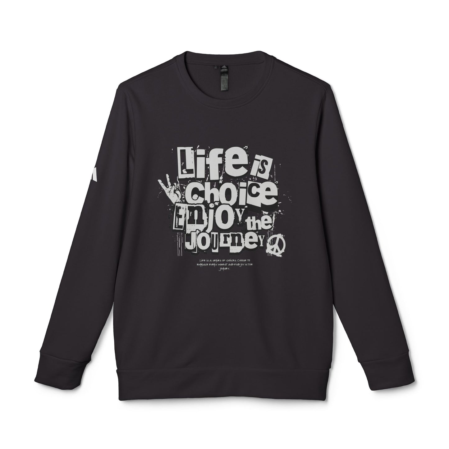 adidas urban design fleece crewneck sweatshirt