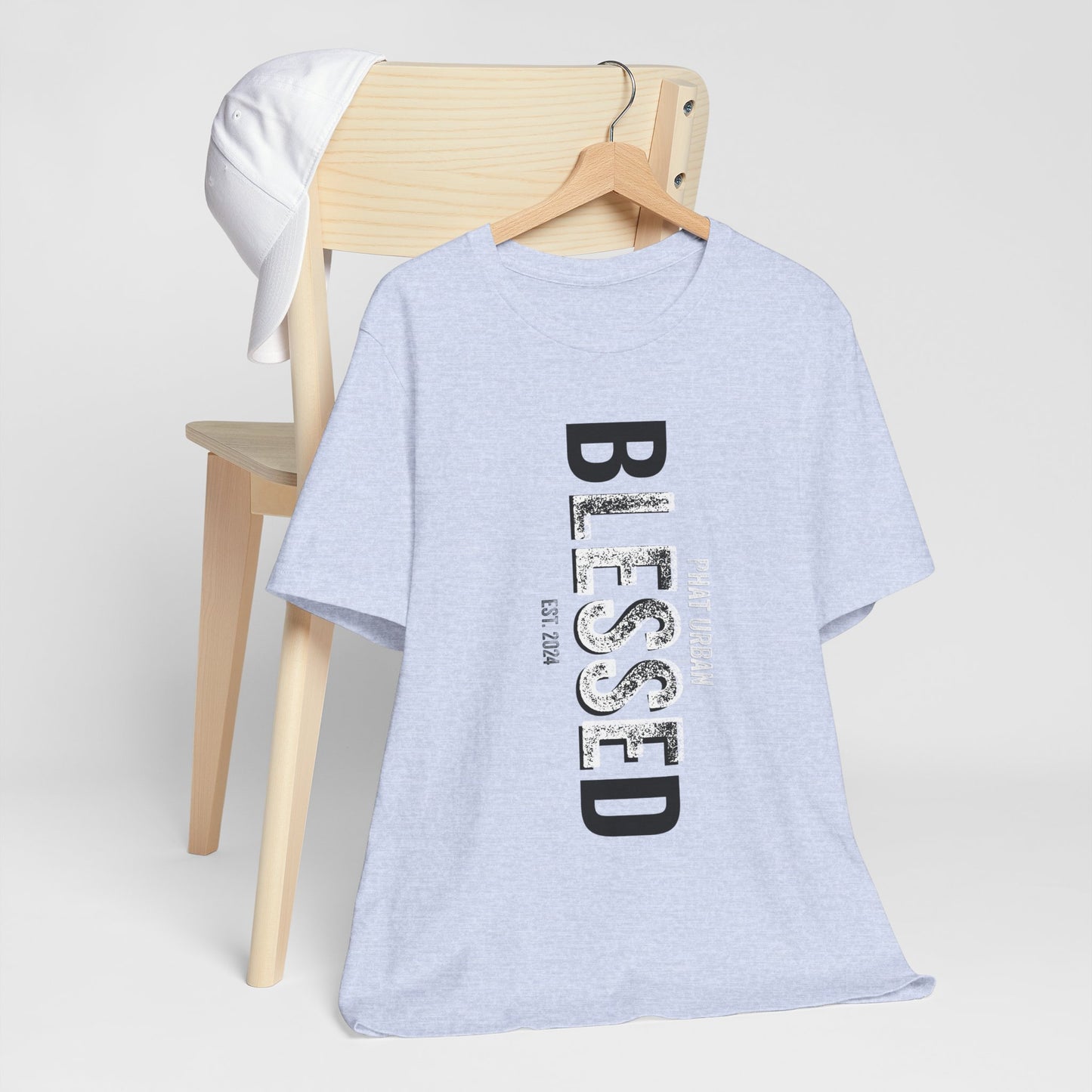 blessed tshirt, christian graphic tee, inspirational shirt, urban streetwear, religious top, unisex jersey short sleeve tee