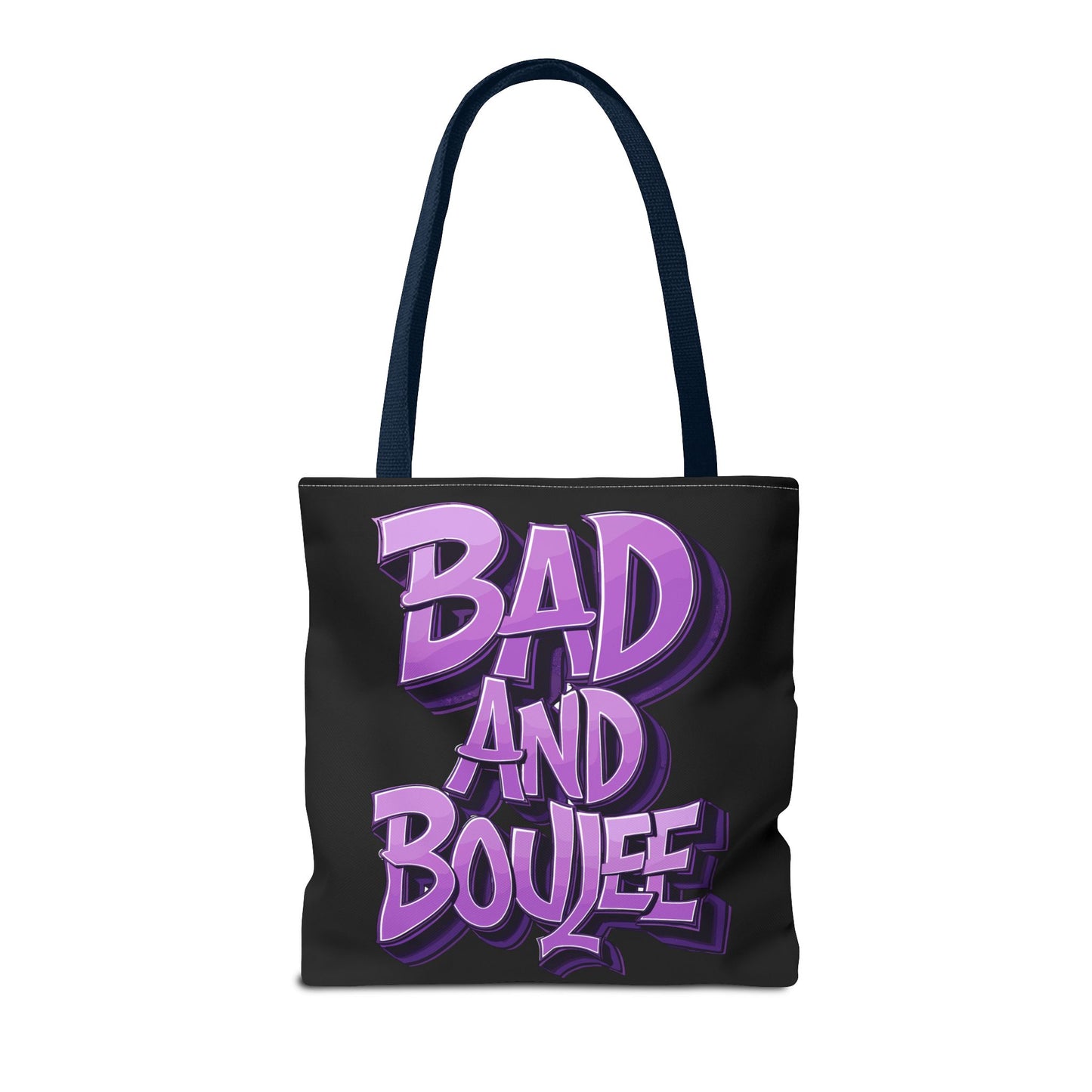 bad and boujee tote bag (aop)