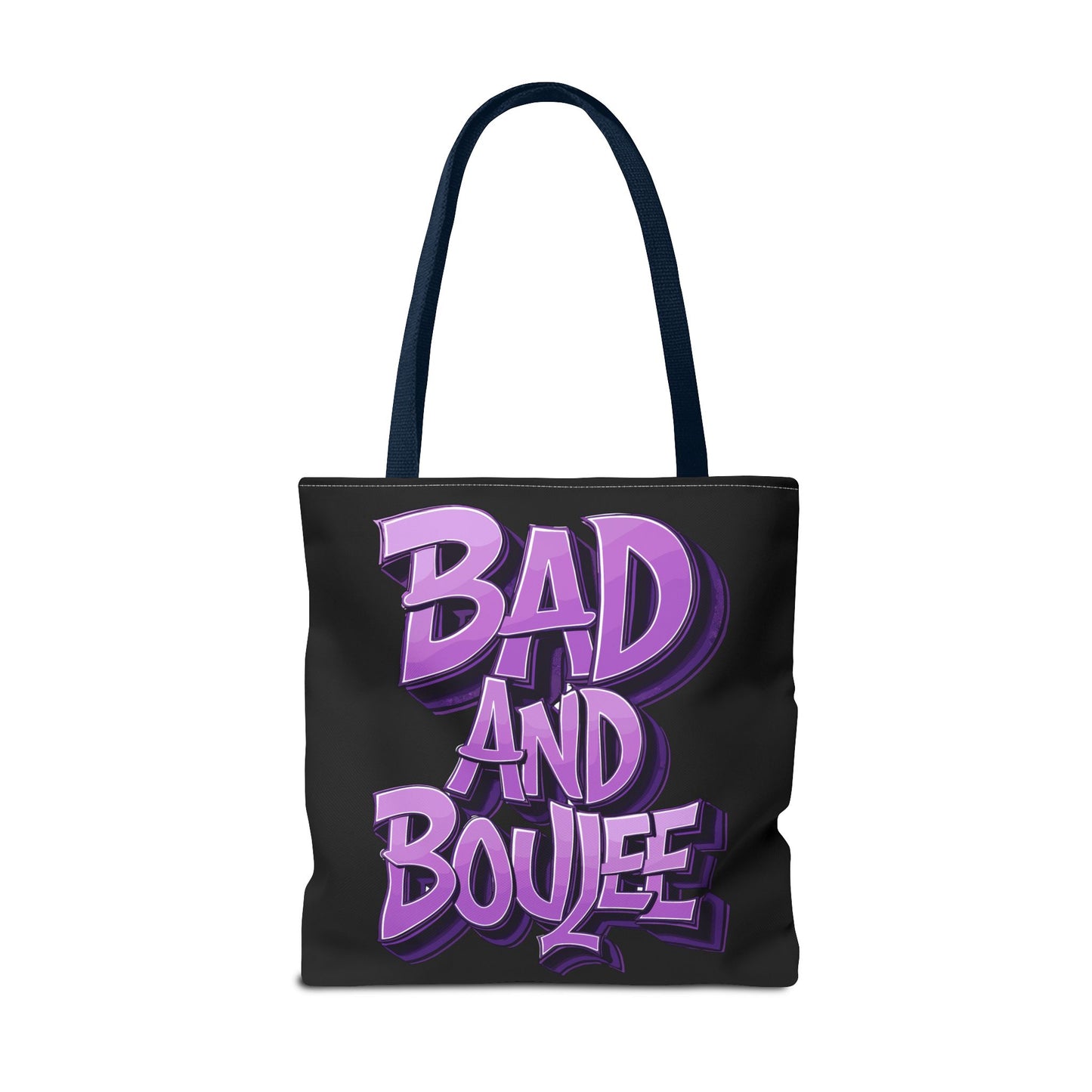 bad and boujee tote bag (aop)