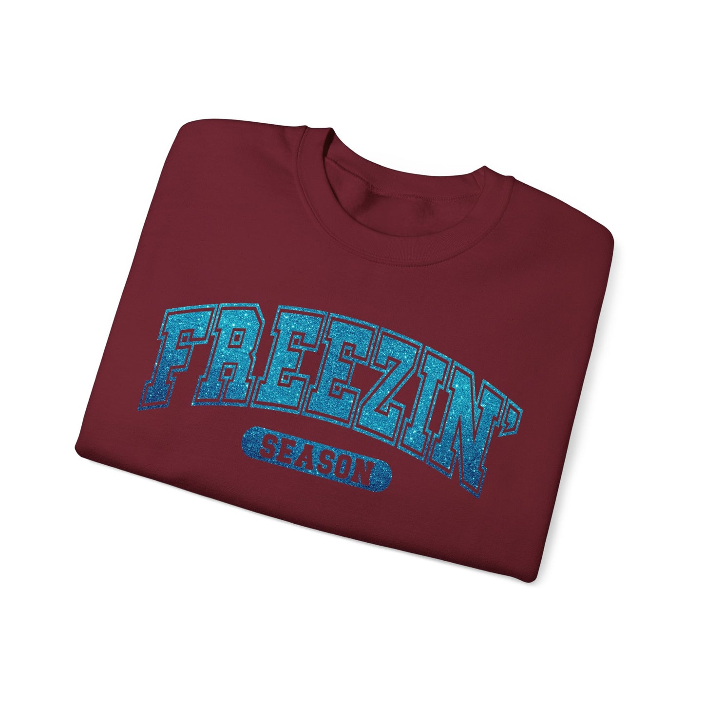 freezin season sweatshirt - sweater weather sweatshirt - cozy season sweatshirt - women's sweatshirts- unisex sweatshirts-women's sweatshirt