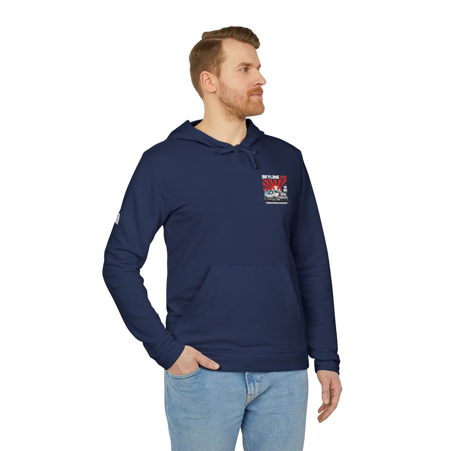 adidas tokyo 1990 skyline fleece hoodie