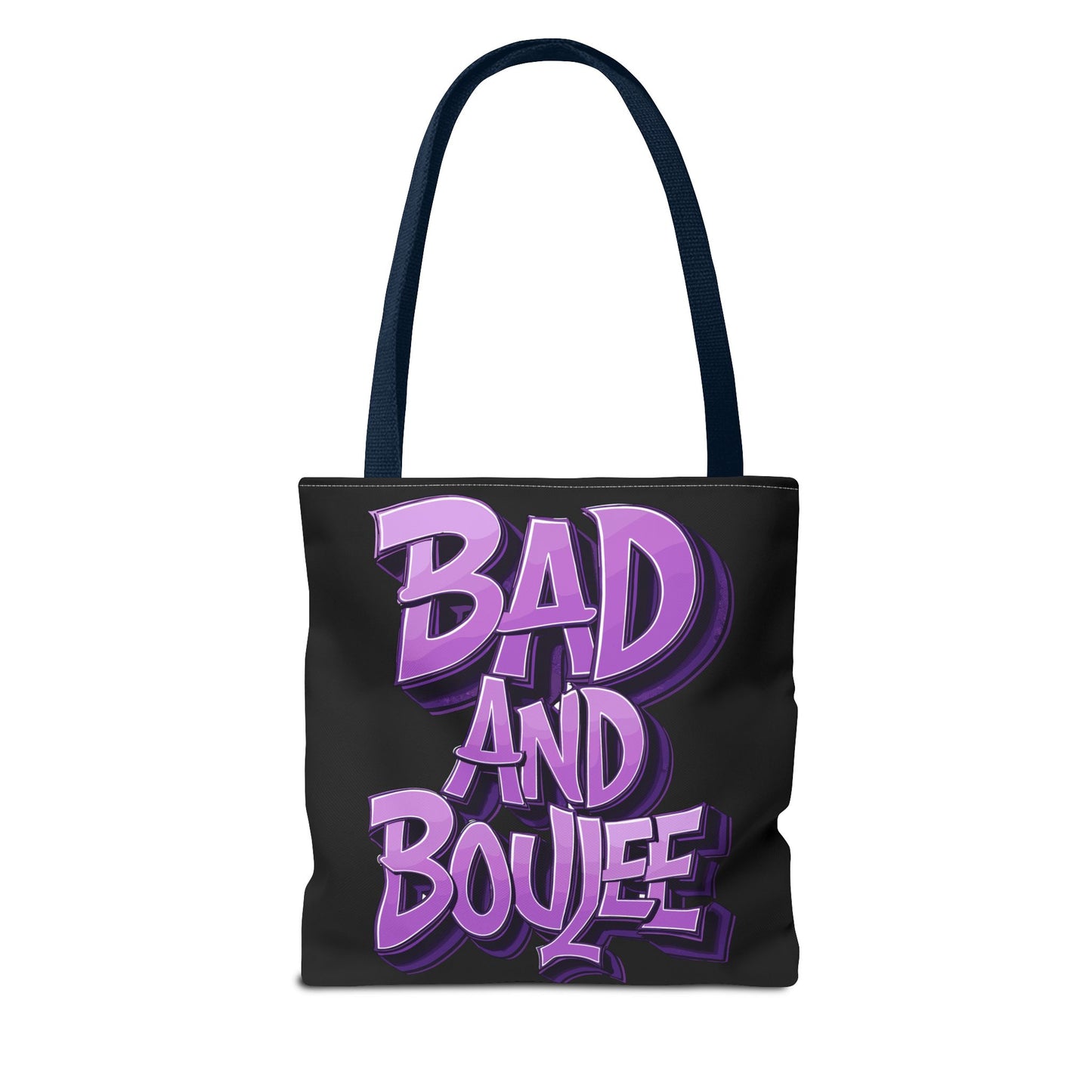 bad and boujee tote bag (aop)