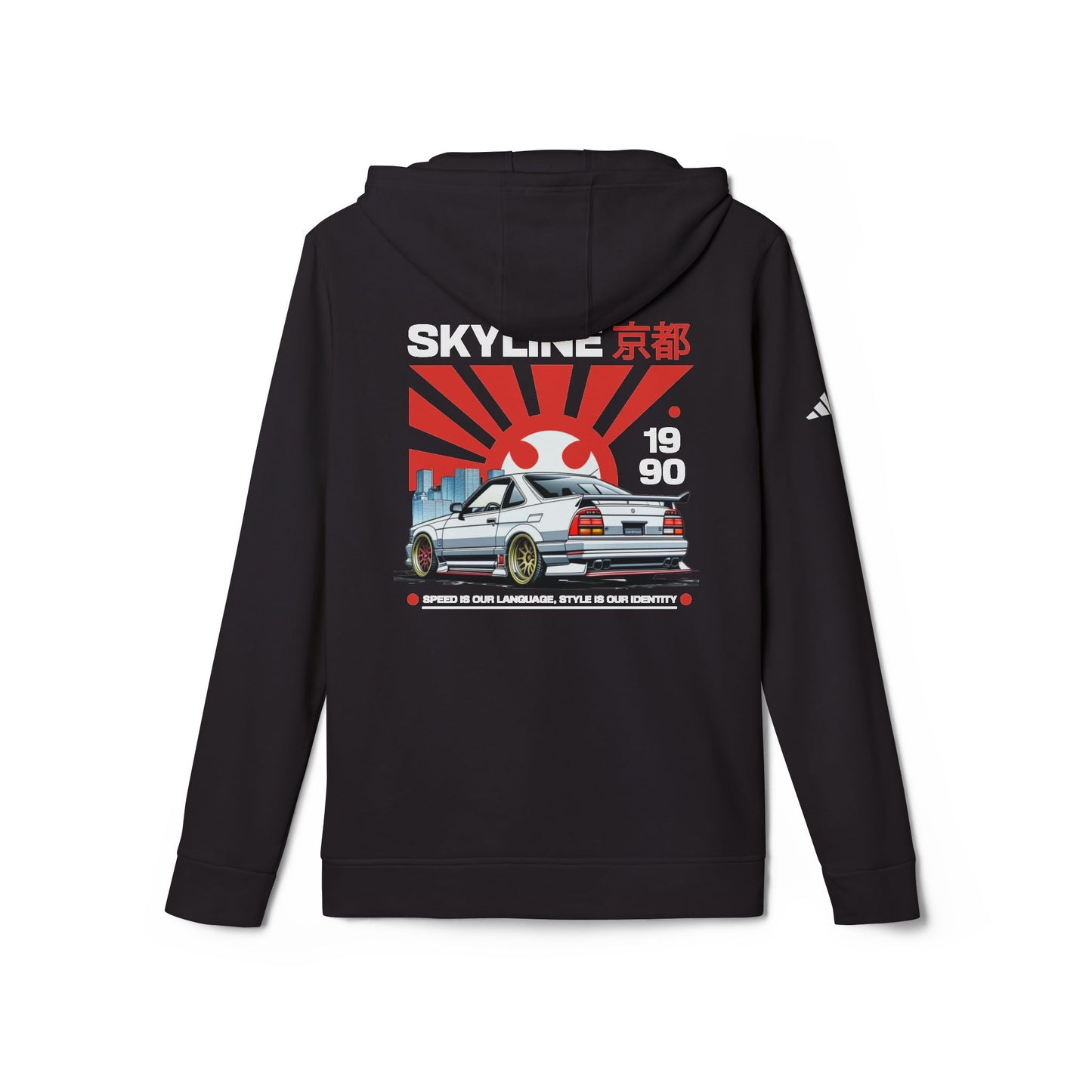 adidas tokyo 1990 skyline fleece hoodie