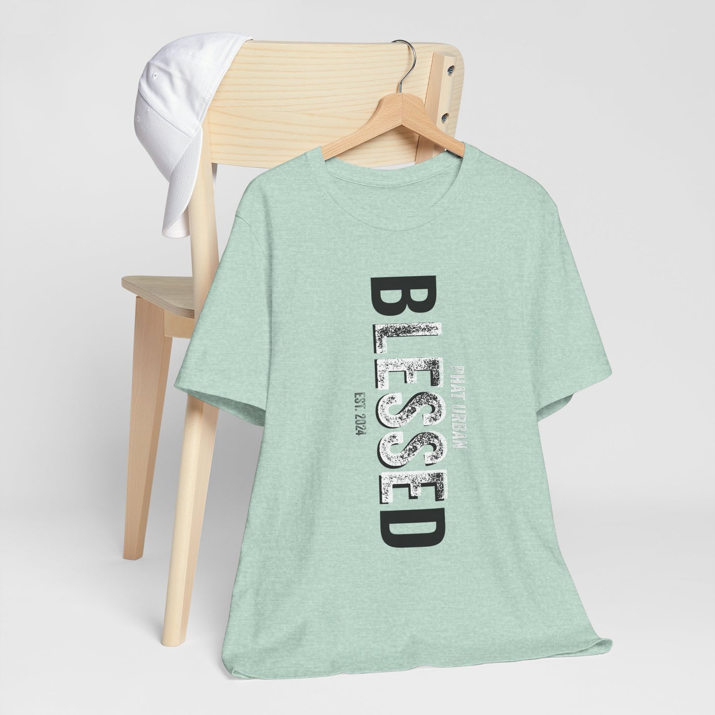 blessed tshirt, christian graphic tee, inspirational shirt, urban streetwear, religious top, unisex jersey short sleeve tee
