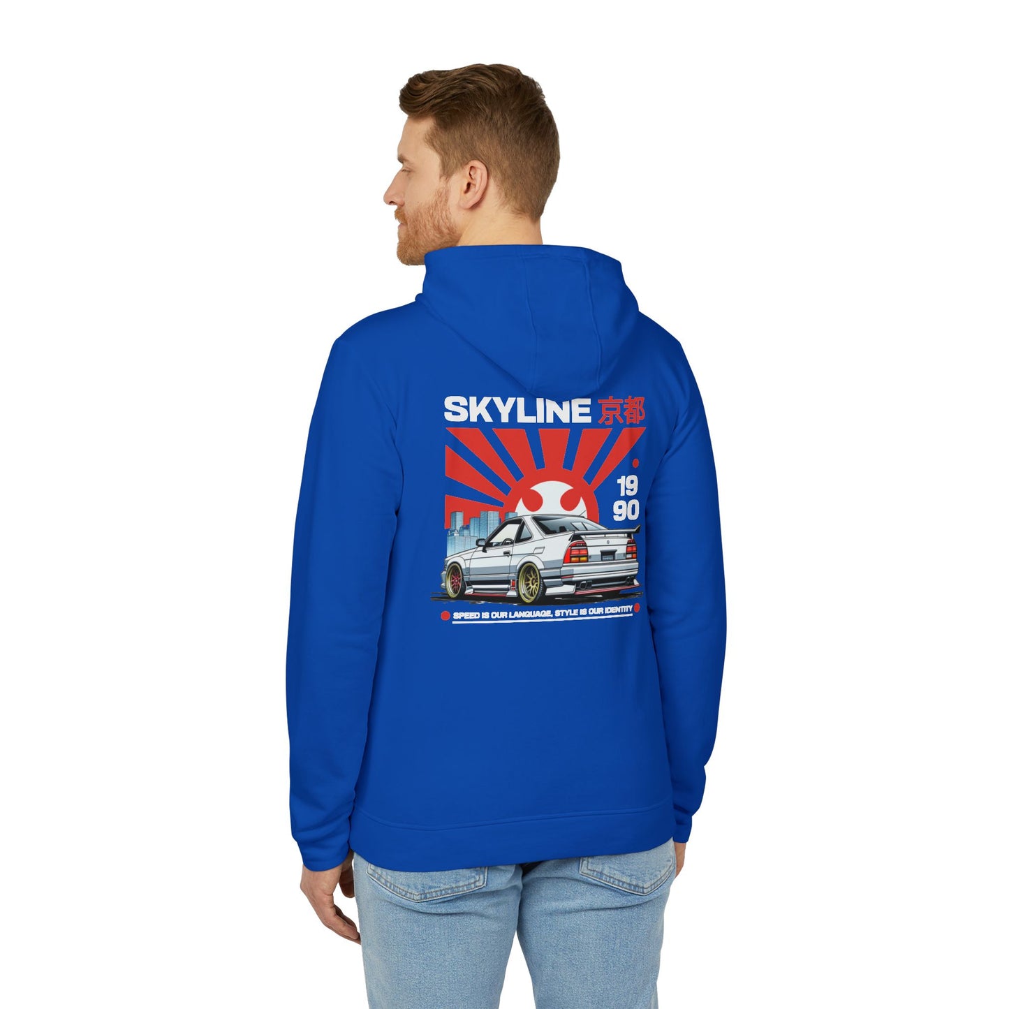 adidas tokyo 1990 skyline fleece hoodie