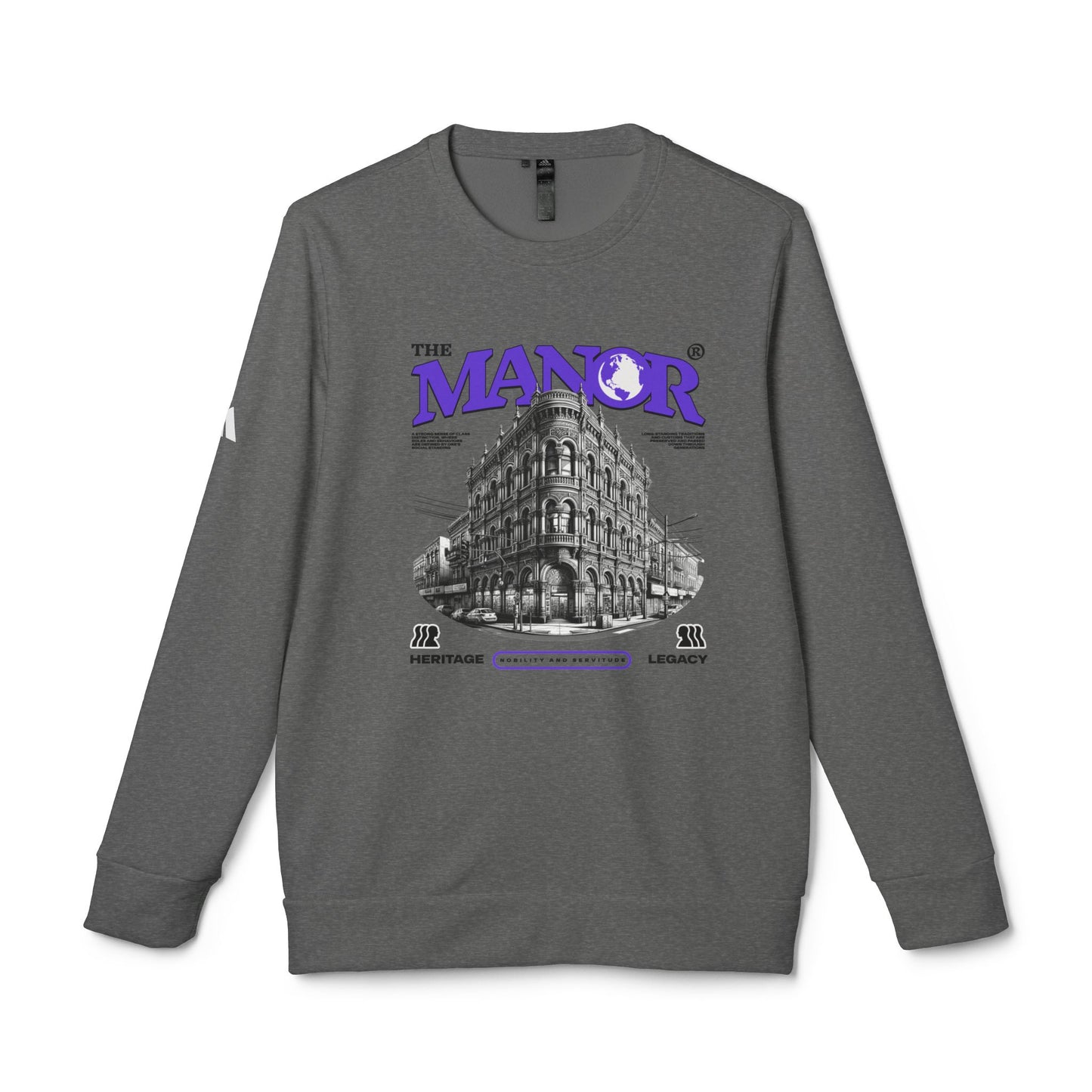 adidas urban manor fleece crewneck sweatshirt