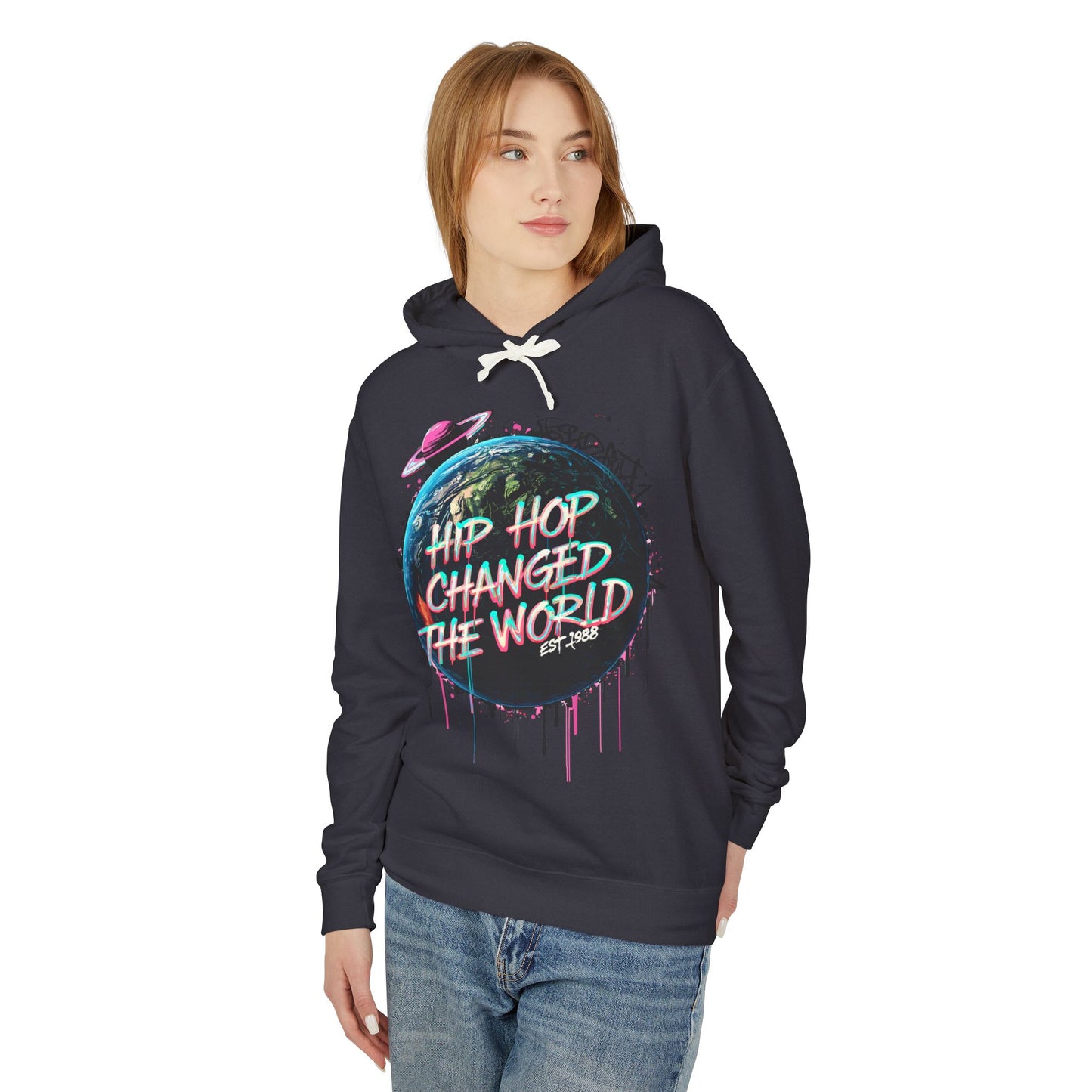 urban hip hop design hooded sweatshirt