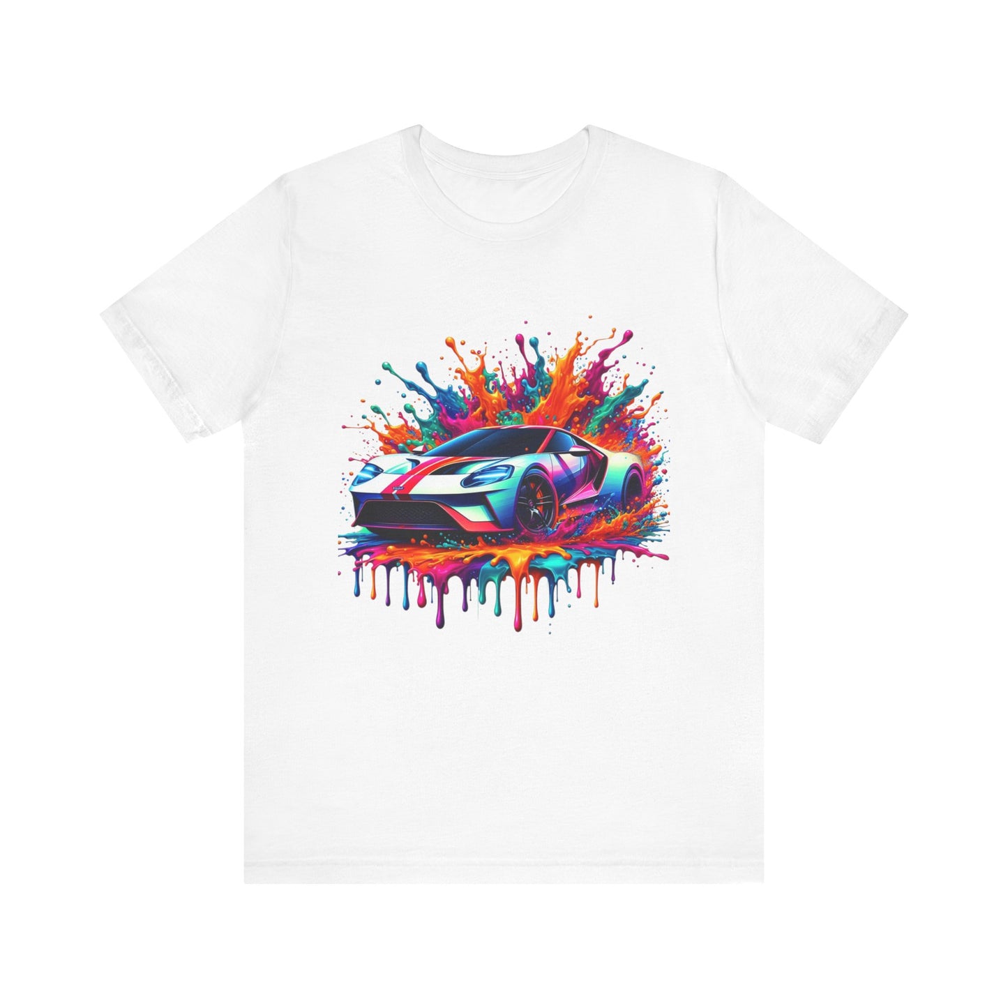 urban car design short sleeve tee