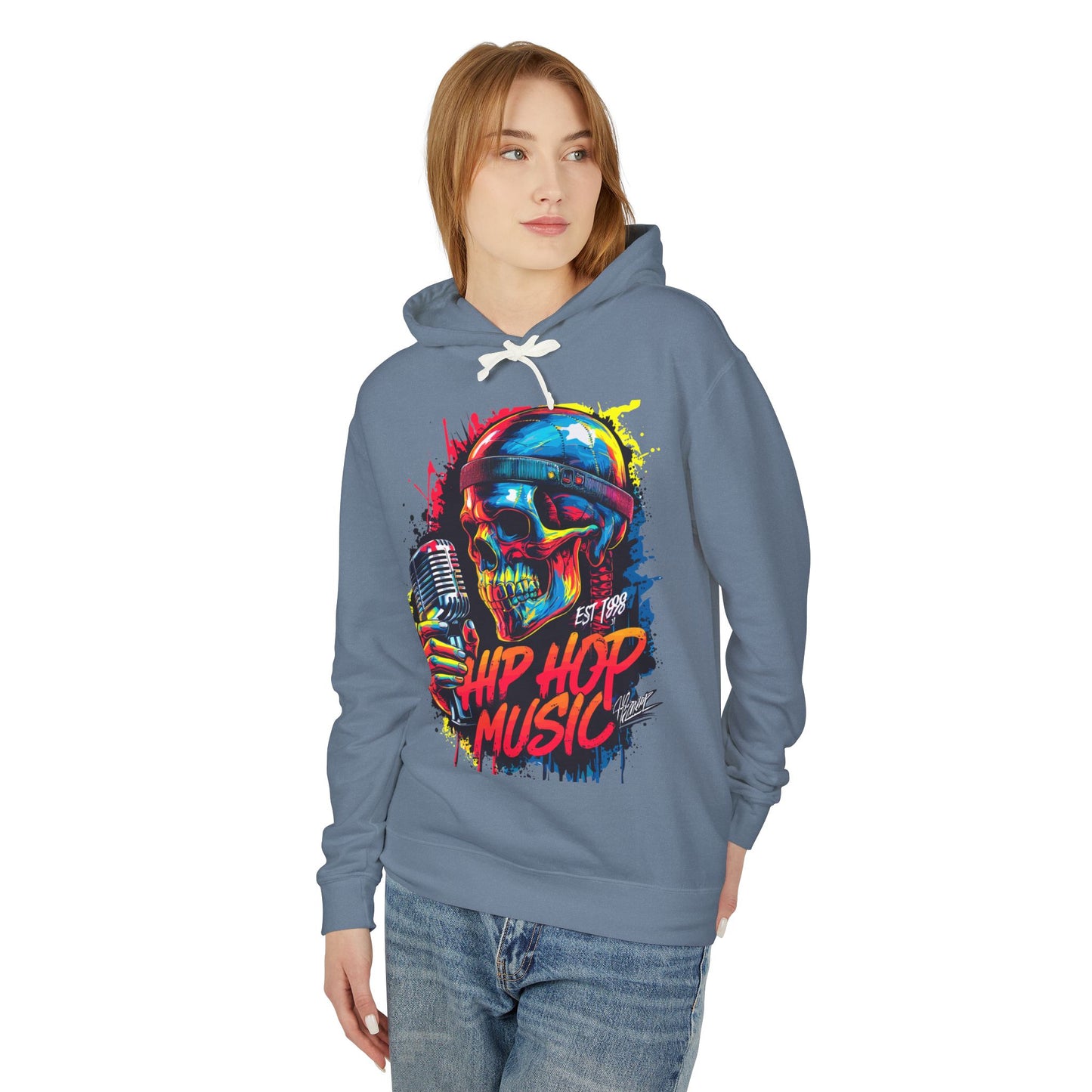 urban hip hop design hooded sweatshirt